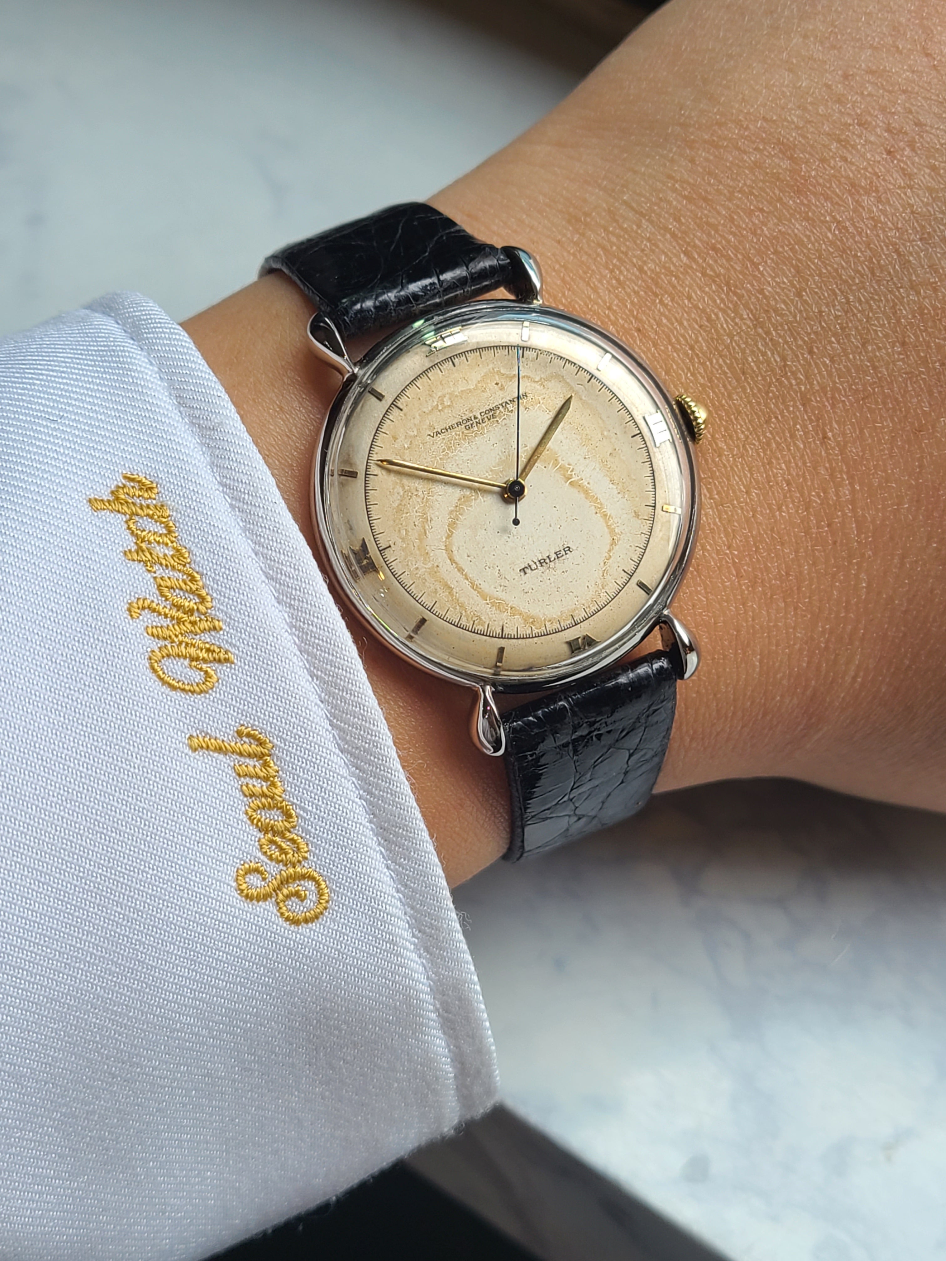 Vacheron Constantin Historiques Fancy Lugs Teardrop 바쉐론콘스탄틴 히팬시러그 티어드랍 더블네임 빈티지 1940s