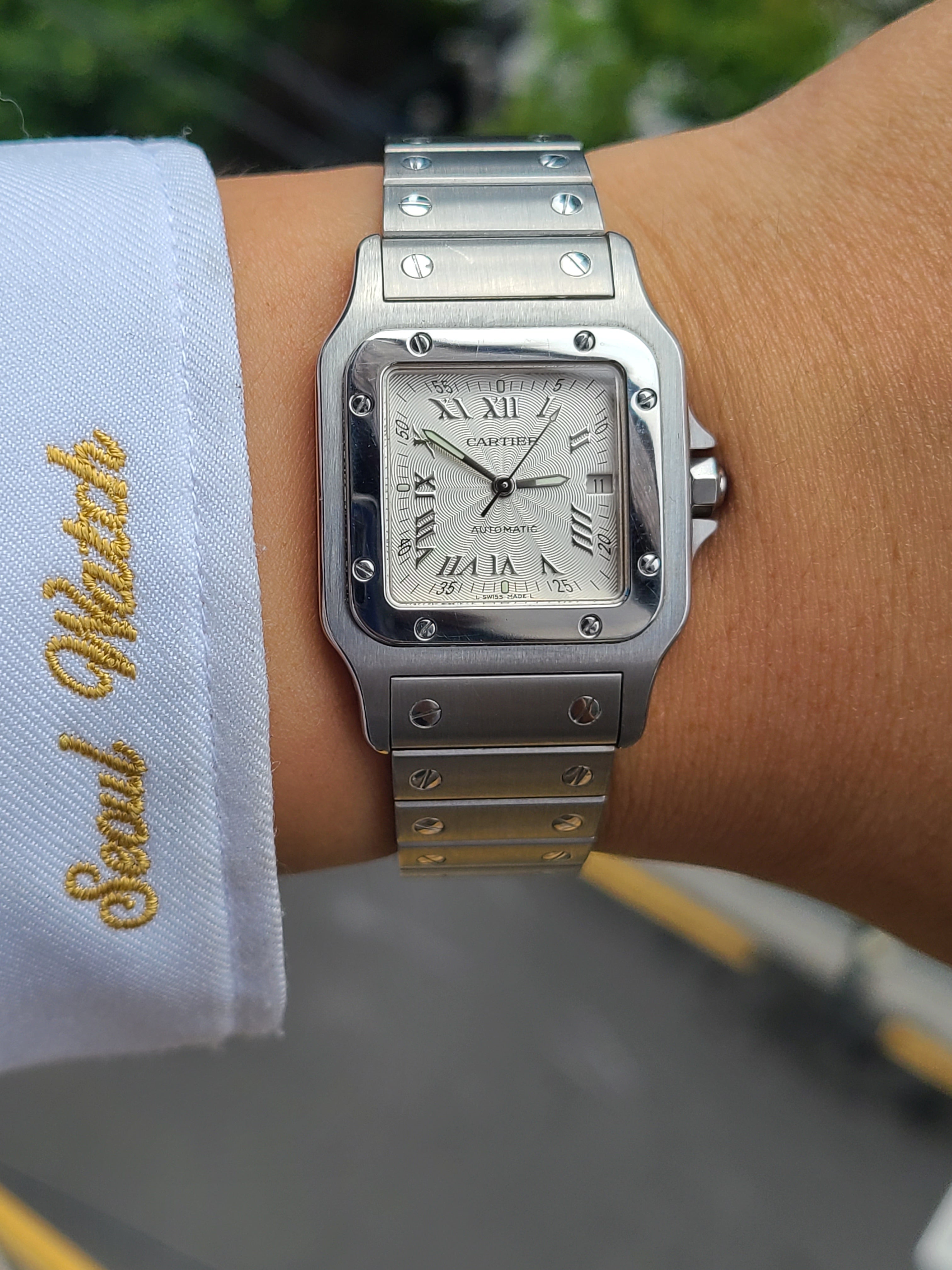 Cartier Santos Galbee Large LM Automatic 까르띠에 산토스 입체판 오토메틱 LM라지 한정판