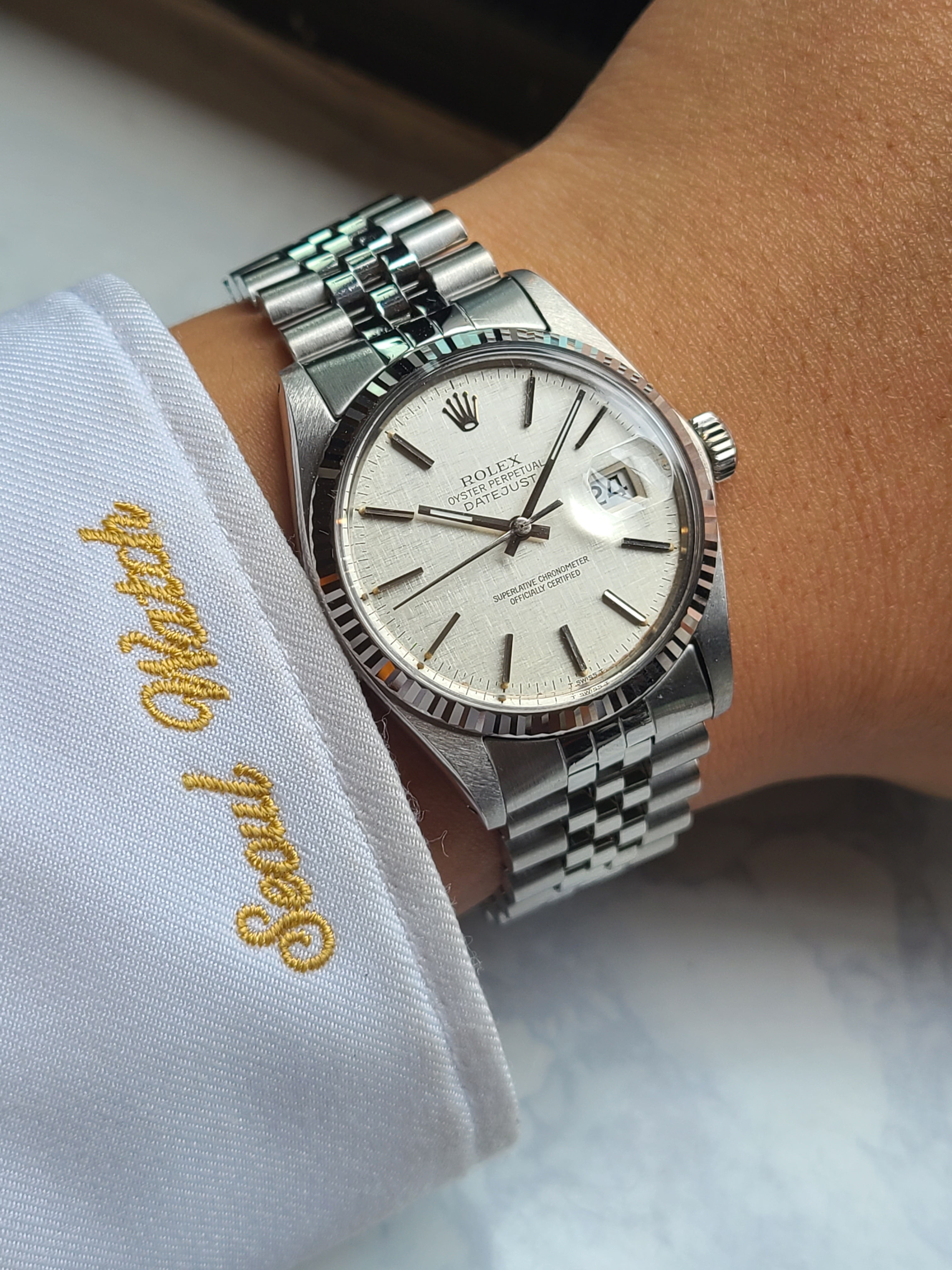 Rolex Datejust Linen Dial Vintage 롤렉스 데이저스트 36 린넨 보카시다이얼 올제치 소장용