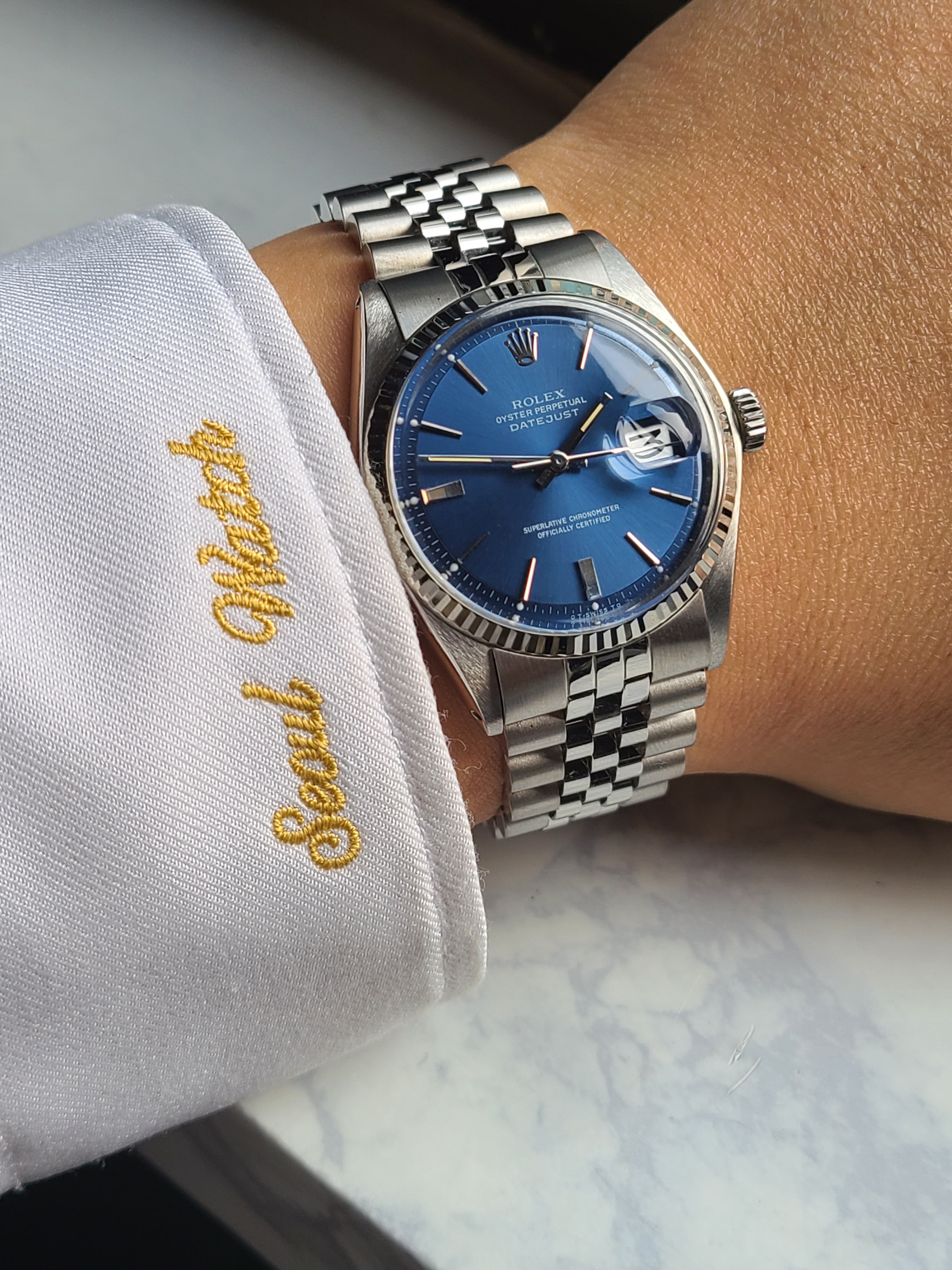 Rolex Datejust 36 Blue Vintage
