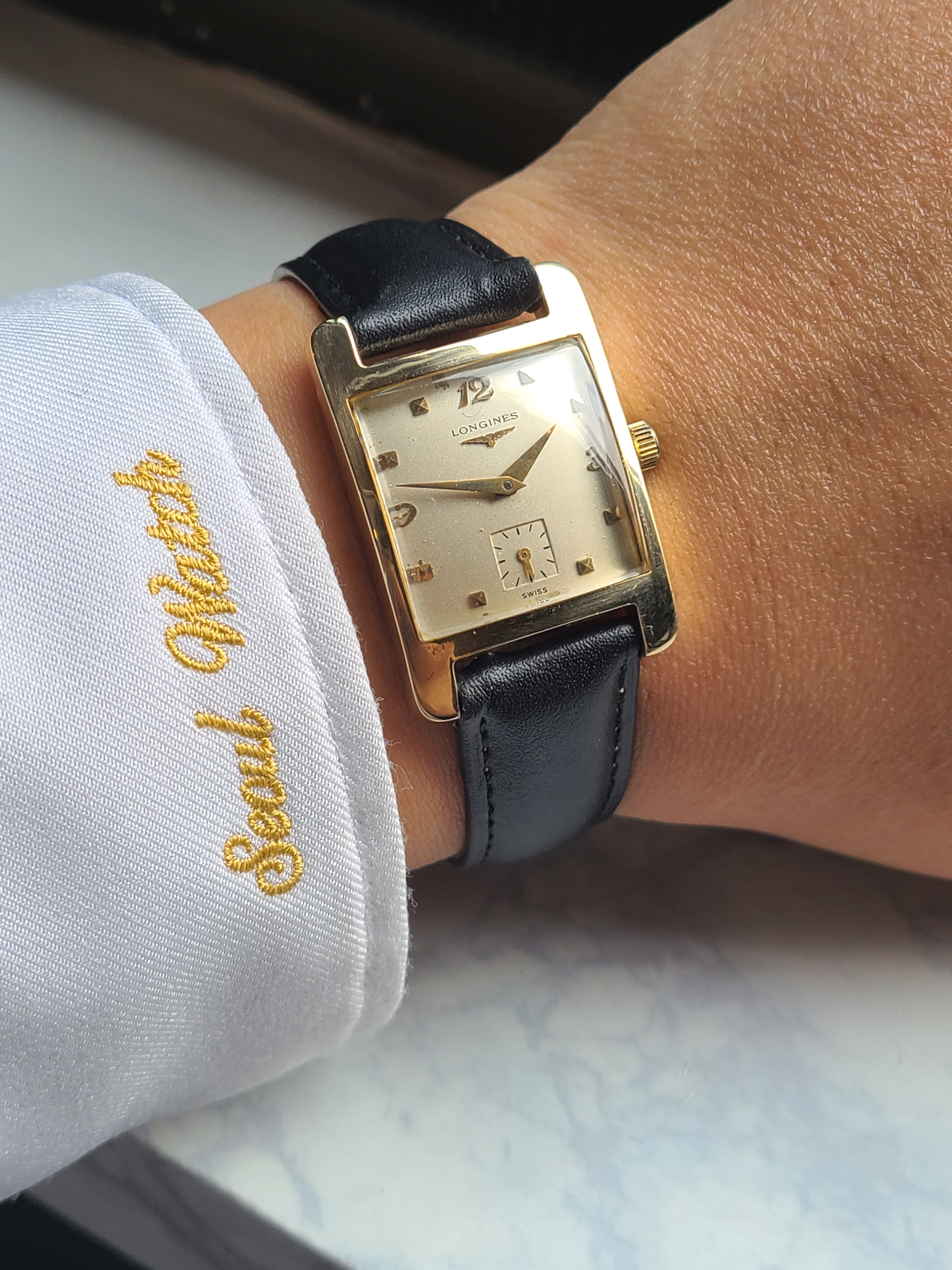 Longines Classic Tank Small Second 14K 론진 클래식 탱크 스몰세컨드 14K 옐로우골드 금통