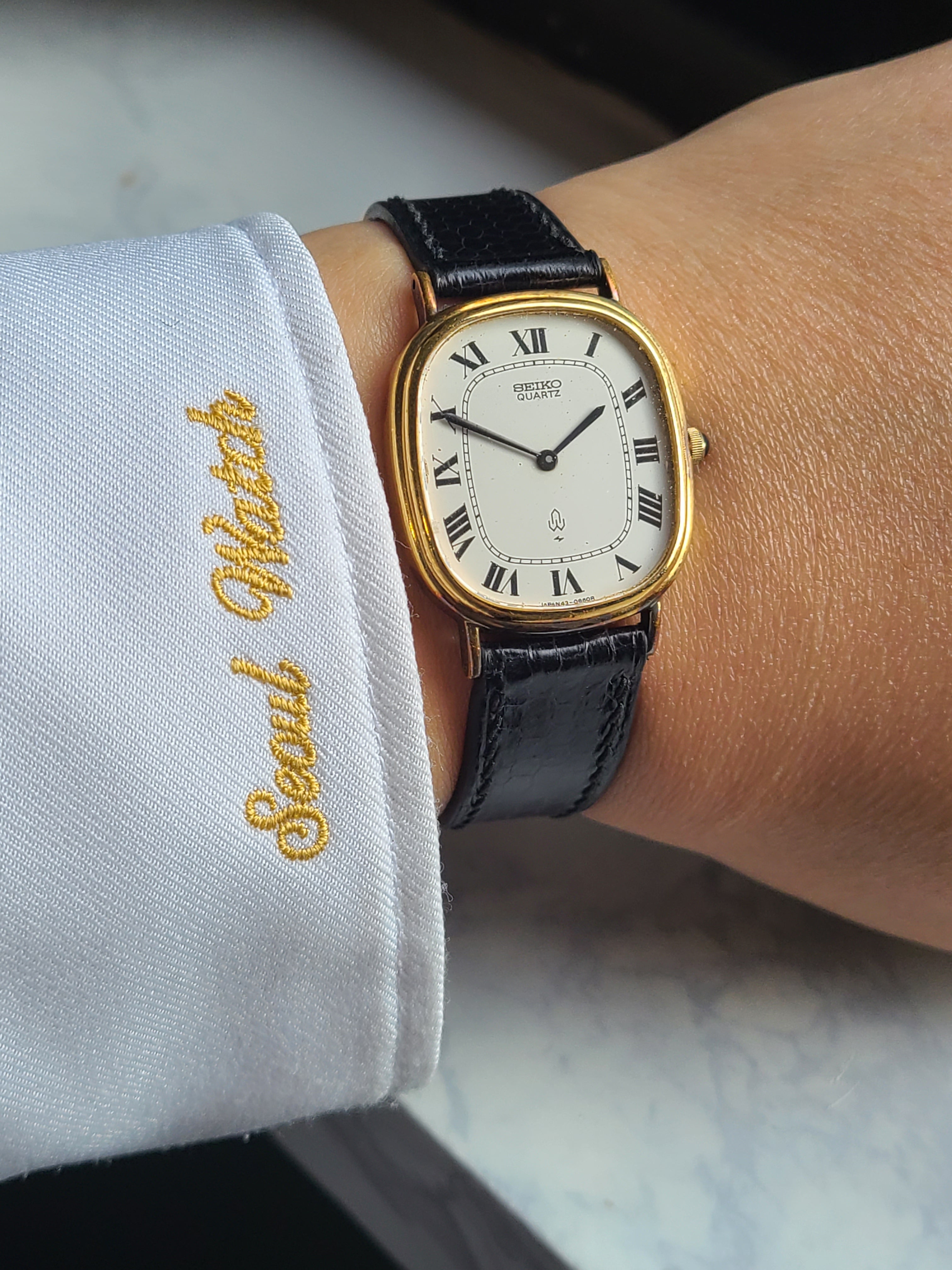 Seiko Golden Ellipse 925 Silver 세이코 골든 엘립스 925 실버 은통 옐로우골드 클래식