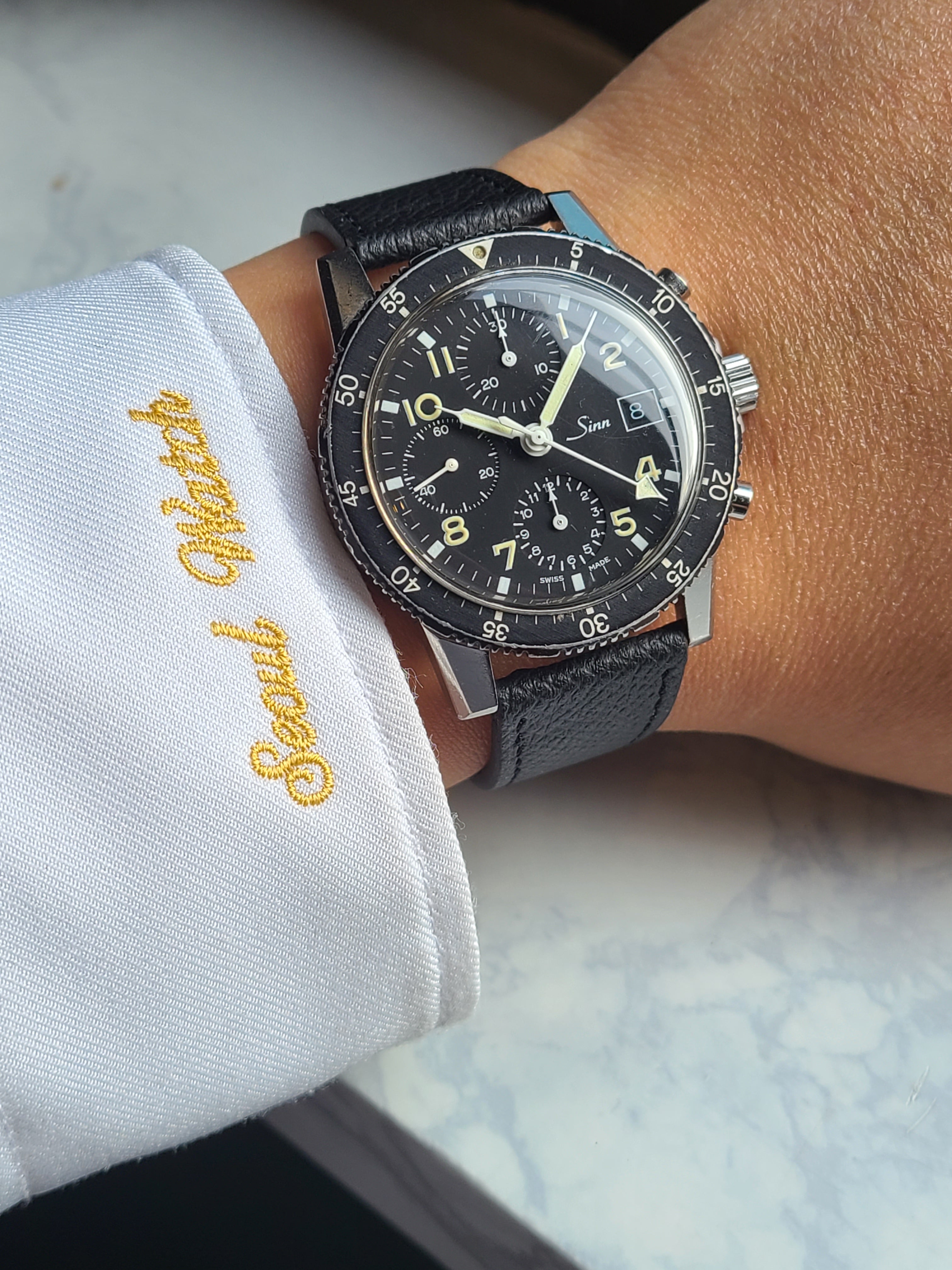 Sinn 103 Military Chronograph 씬 진 103 B 밀리터리 빈티지 크로노그래프 1980s