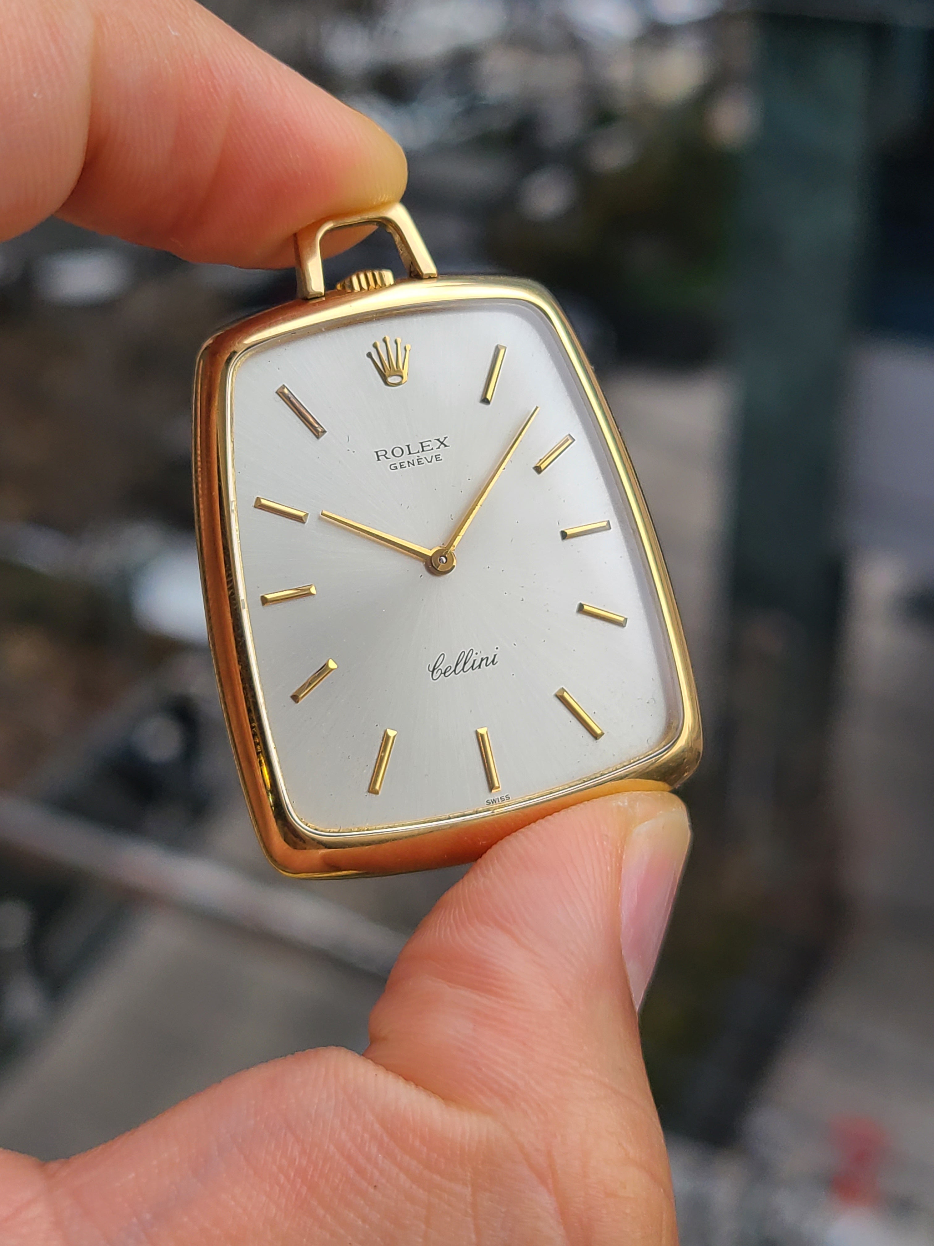 Rolex Cellini Pocket Necklace 18K Solid 롤렉스 셀리니 포켓워치 목걸이 18K 금통 소장품