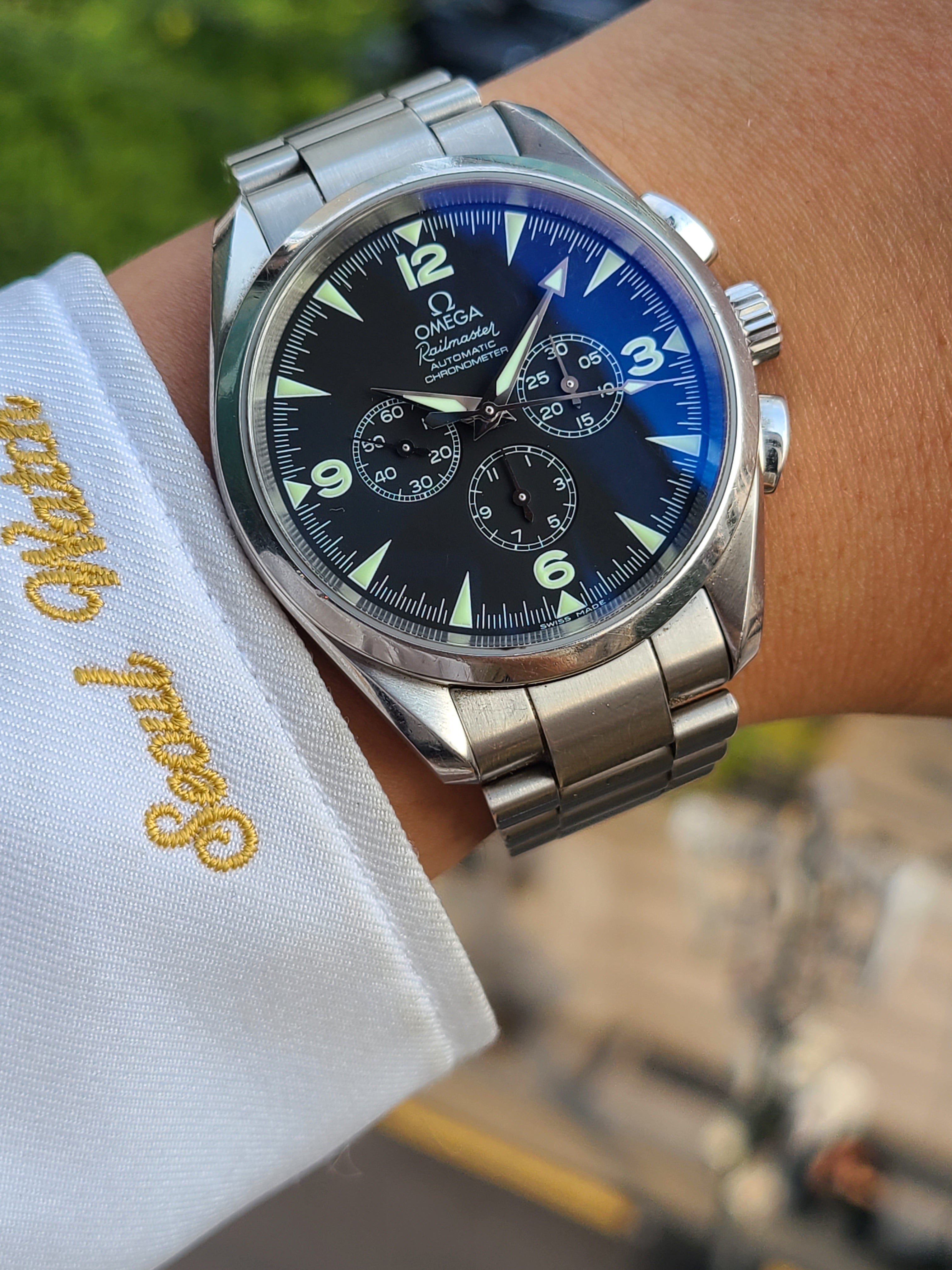Omega Aqua-Terra Railmaster Chronograph 오메가 아쿠아테라 레일마스터 크로노그래프 풀세트
