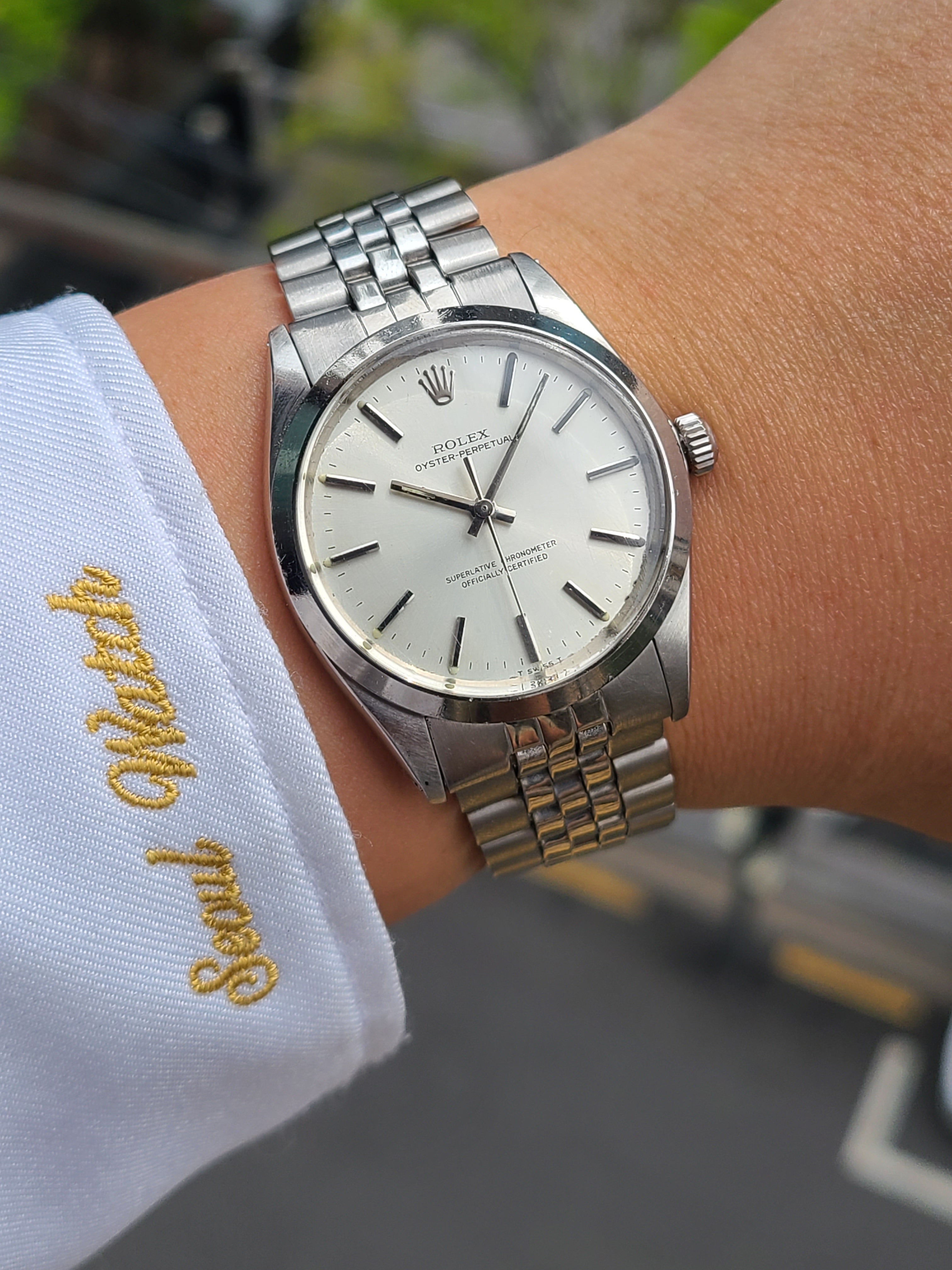 Rolex Oyster Perpetual 36 Silver Jubilee NOS 롤렉스 오이스터퍼페추얼 36 점보 사이즈 빈티지 소장품