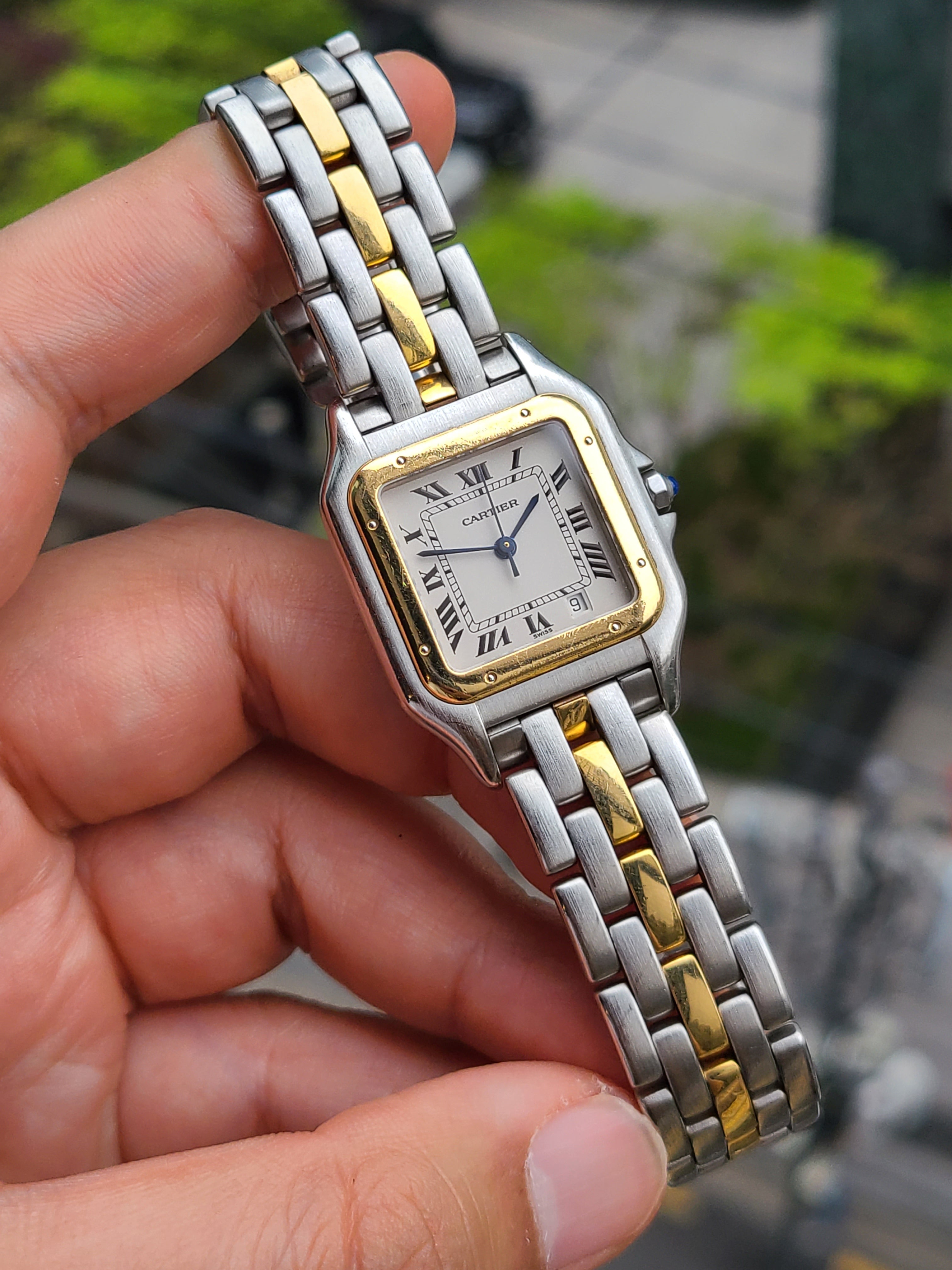 Cartier Panthère de Cartier Midsize TwoTone 까르띠에 팬더 드 까르띠에 18k 콤비 미디움 사이즈