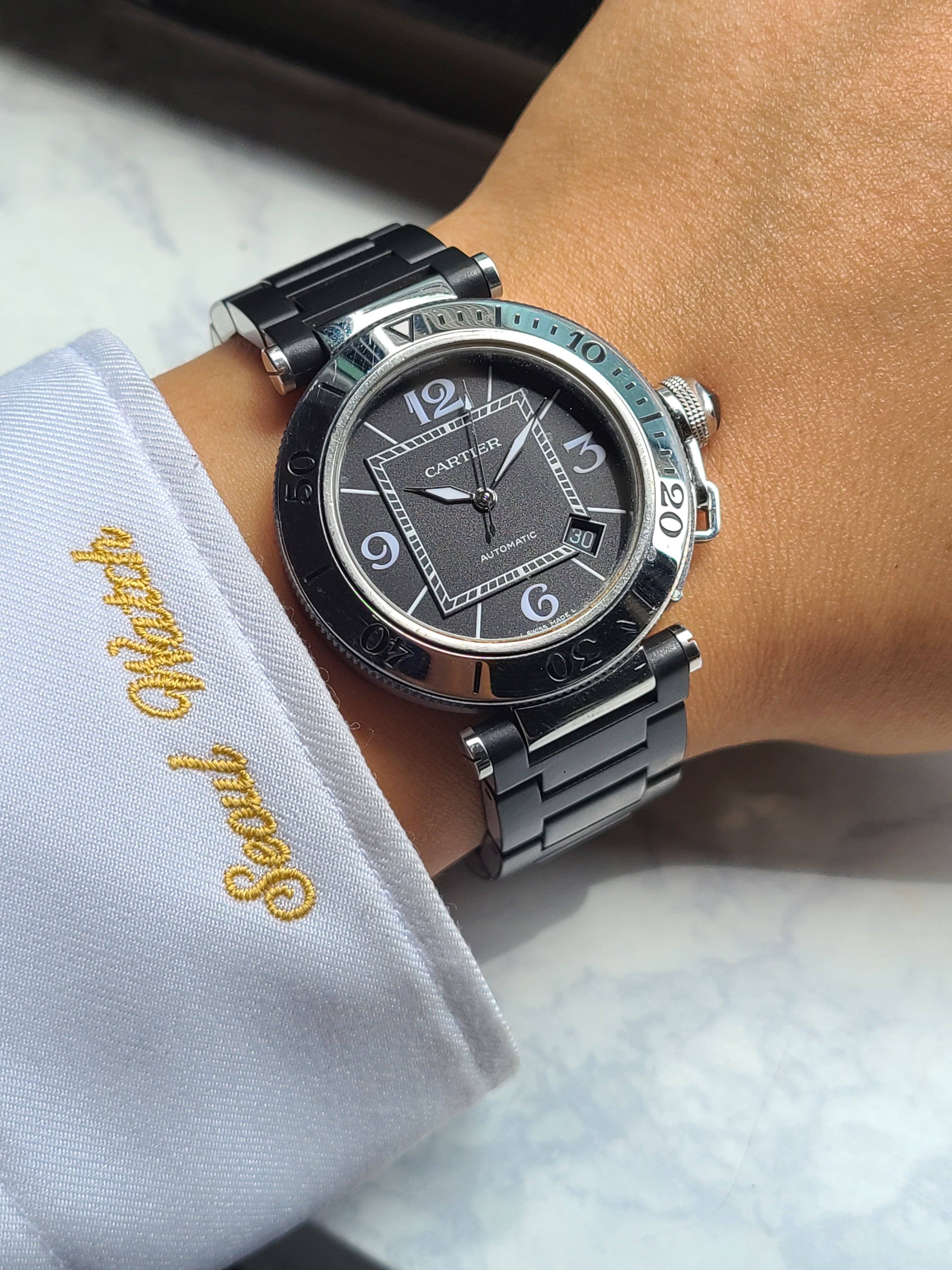 Cartier Pasha Seatimer Diver 40 까르띠에 파샤 씨타이머 다이버 블랙 40 한정판