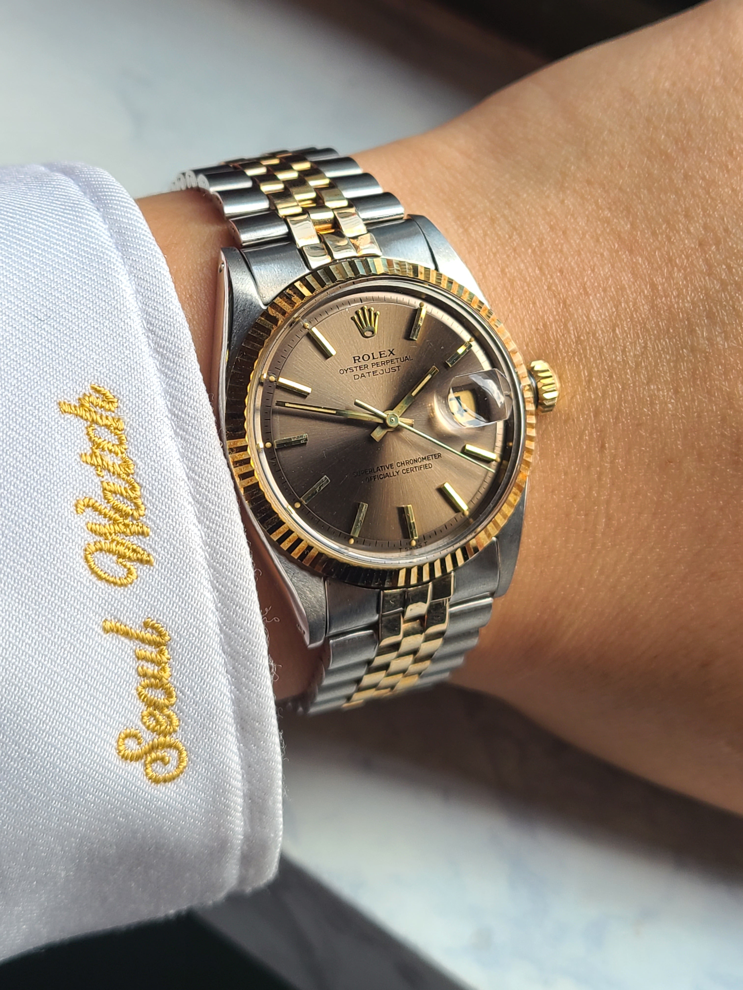 Rolex Datejust Tropical Brown Dial 롤렉스 데이저스트 36 트로피칼 브라운 다이얼 콤비 빈티지