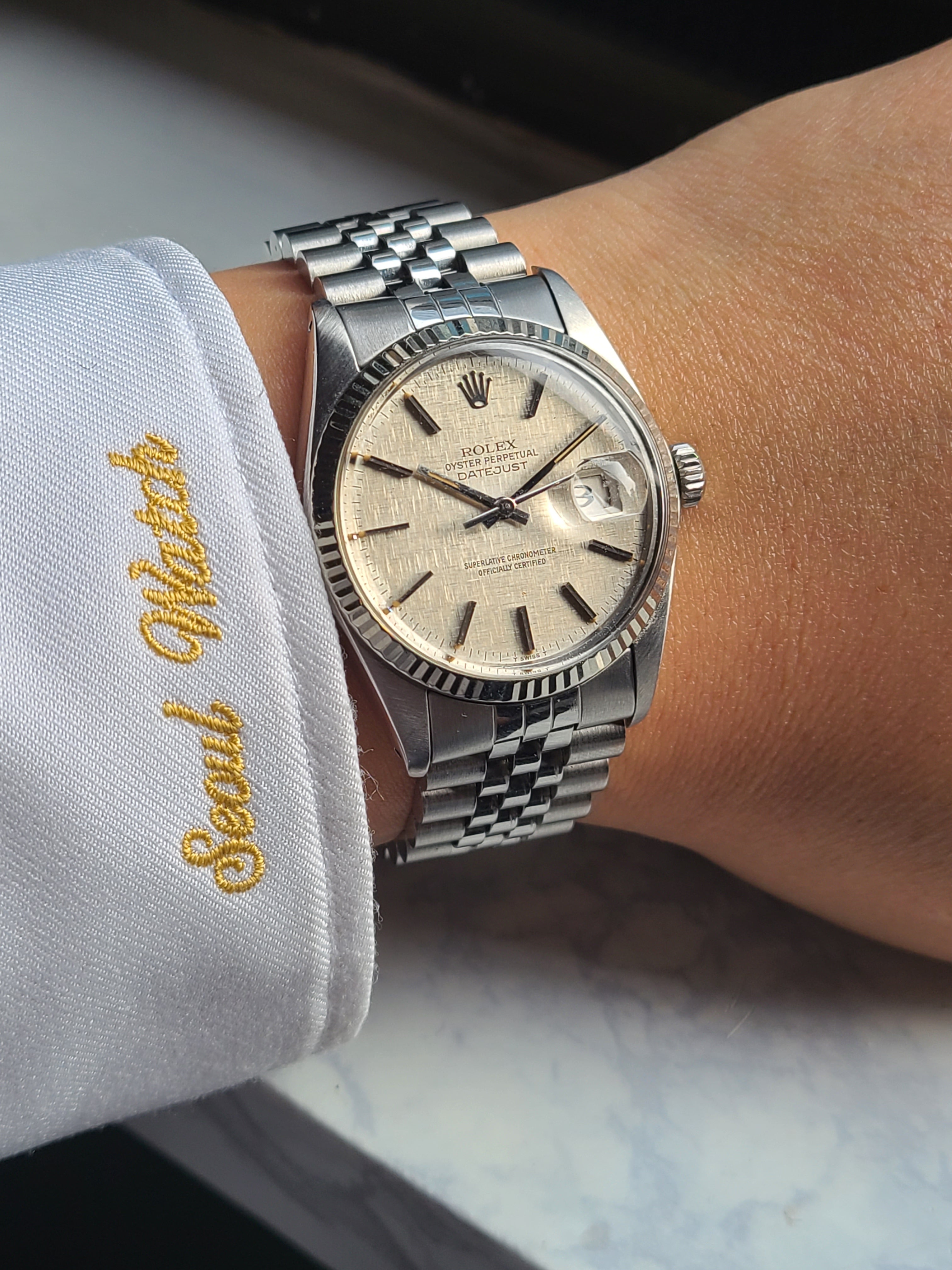 Rolex Datejust Linen Dial Vintage 롤렉스 데이저스트 36 린넨 보카시다이얼 올제치 소장용