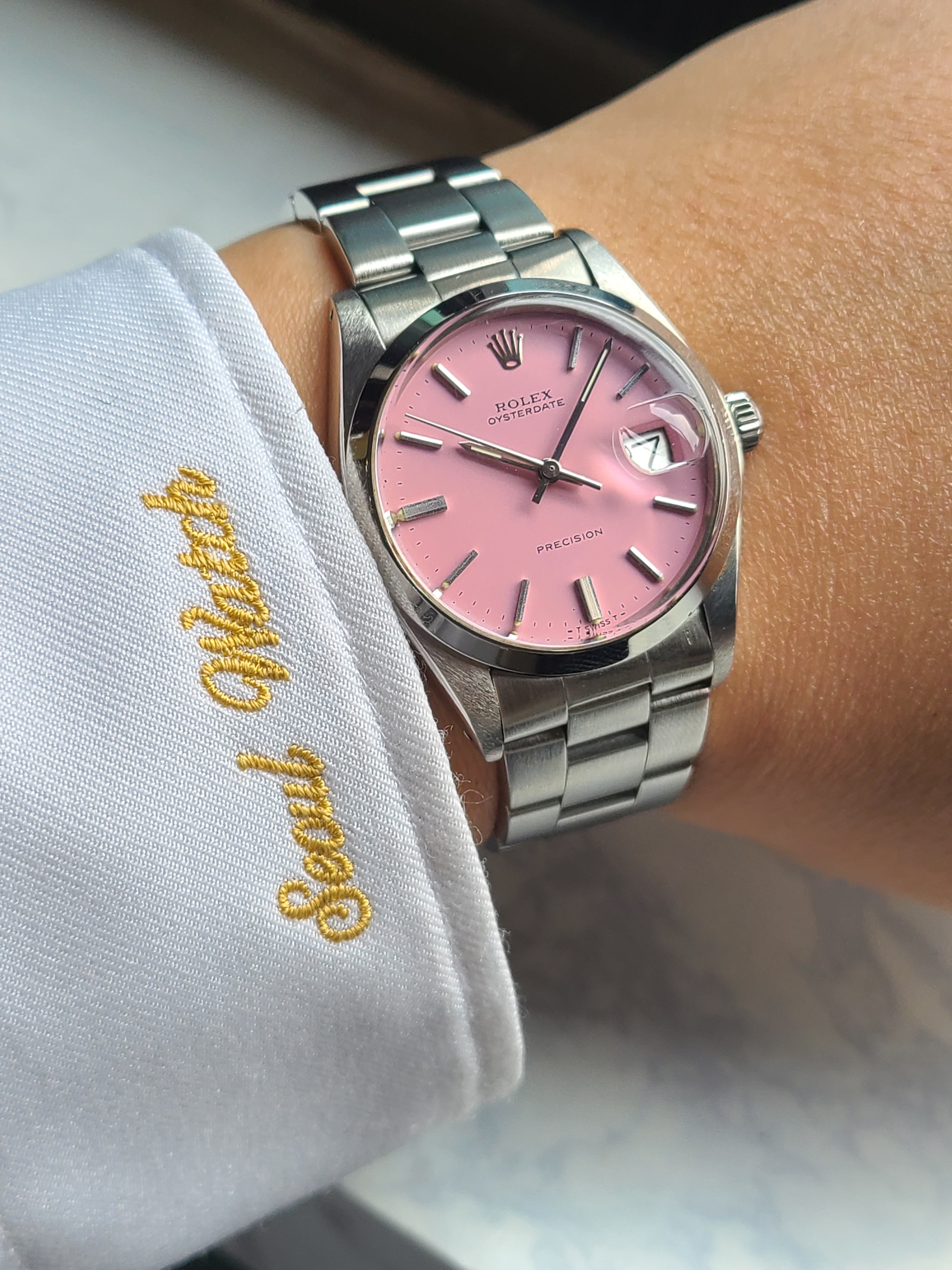 Rolex Oysterdate Candy Pink Stella Dial Vintage 롤렉스 오이스터데이트 캔디핑크 스텔라 빈티지