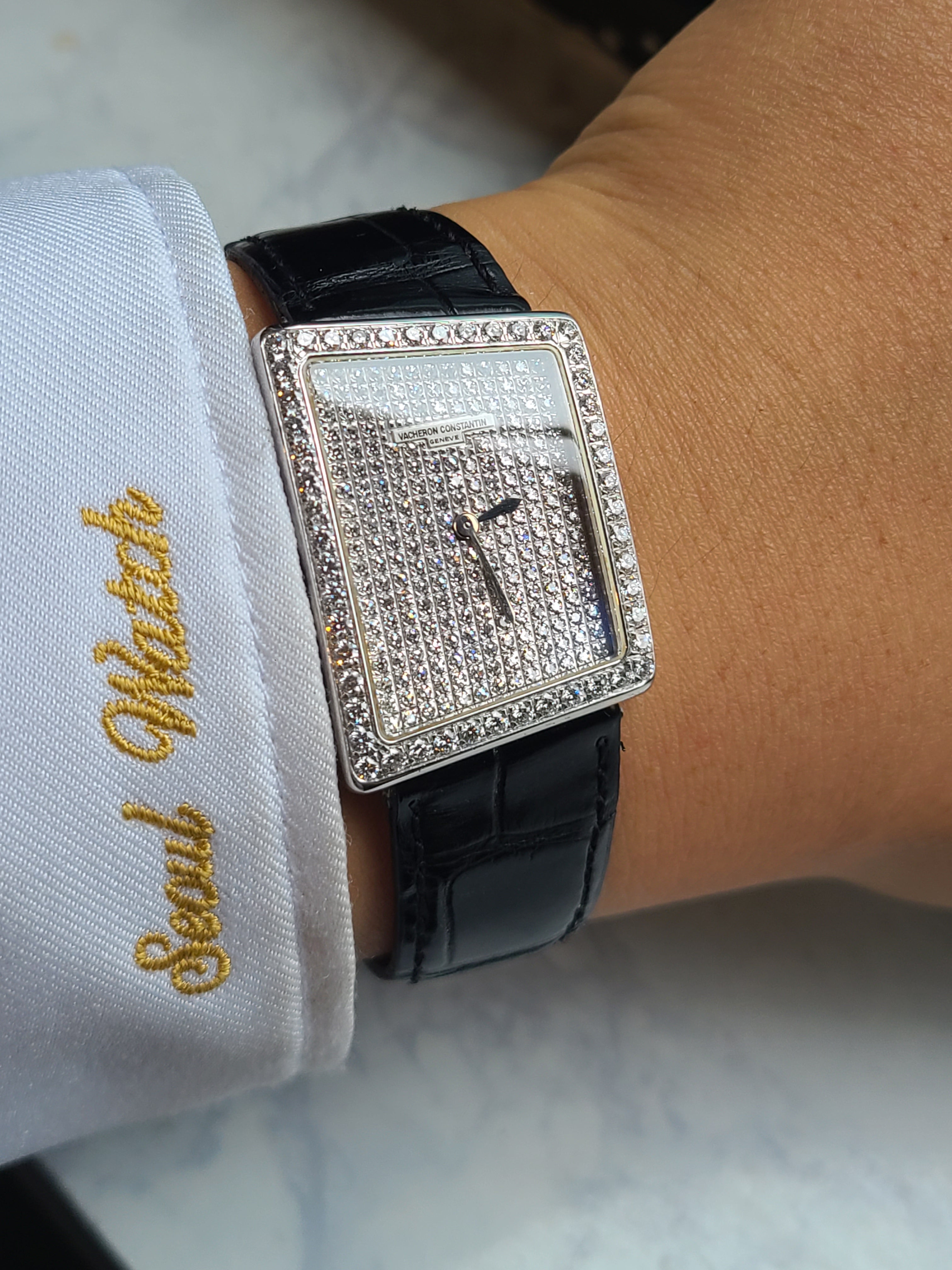 Vacheron Constantin Asymmetric Diamond 18K White Gold 바쉐론콘스탄틴 에이씨메틱 1972 화이트골드 다이아몬드 수동