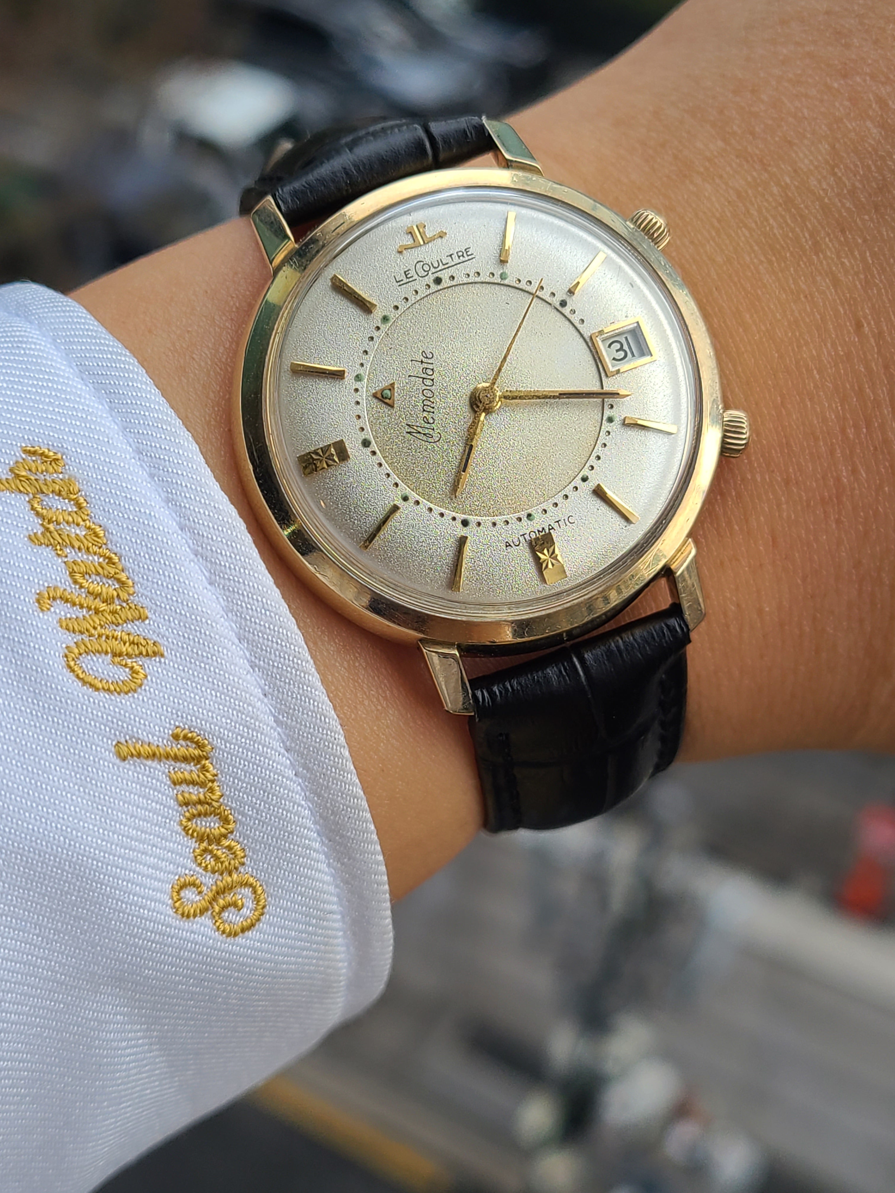 Jaeger Lecoultre Memovox Vintage 예거르쿨트르 메보복스 점보사이즈 데이트 골드 빈티지 1964년