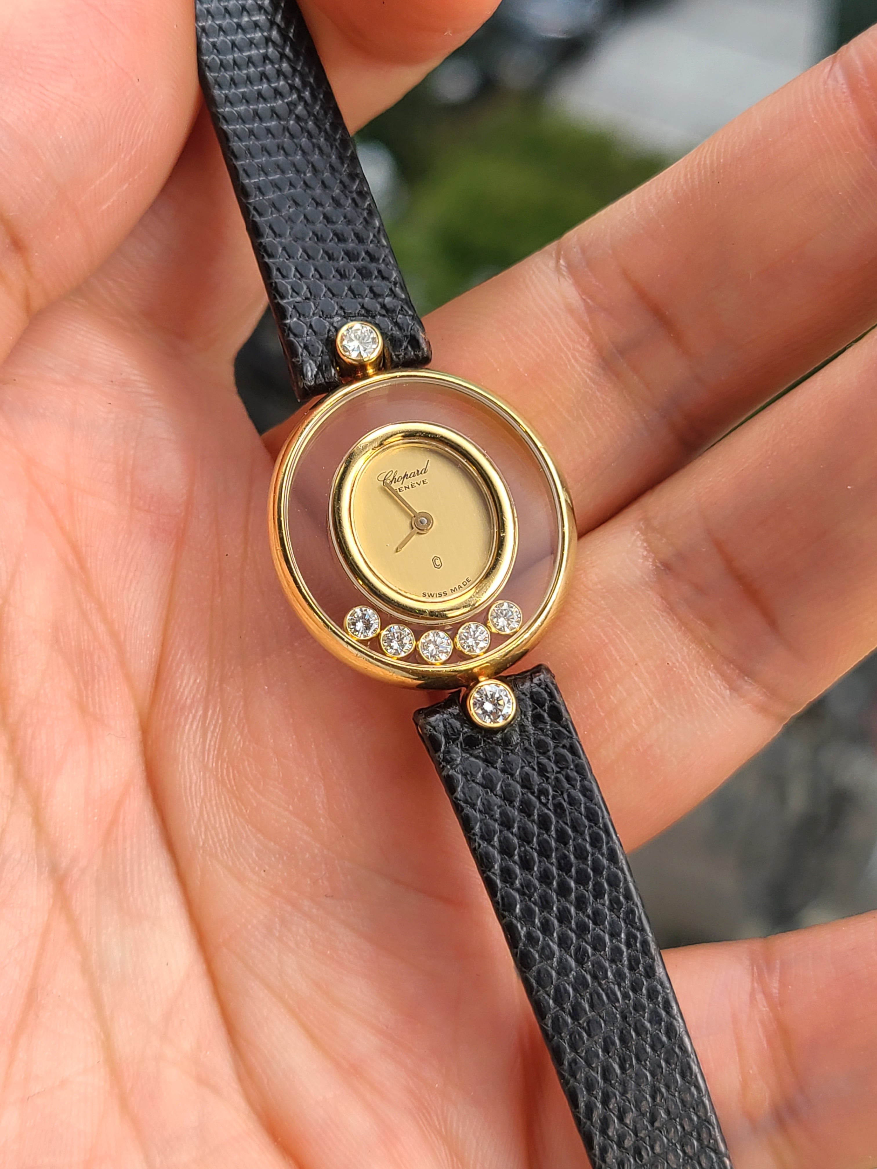 Chopard Happy Diamonds 18K Lady 쇼파드 해피 다이아몬드 여성용 18K 금통 빈티지