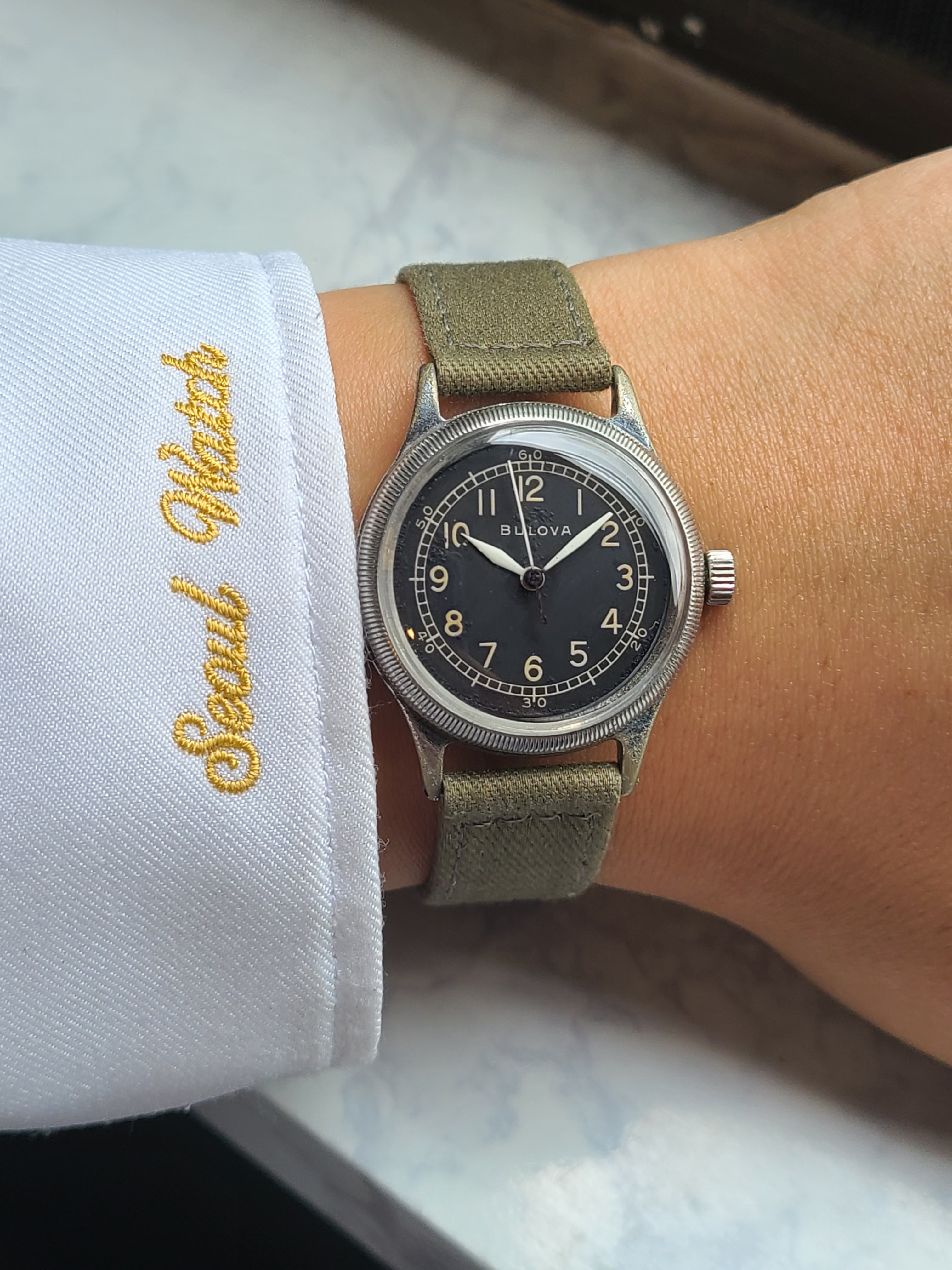Bulova Military Army 부로바 밀리터리 WW2 더티더즌 워치 클래식 빈티지