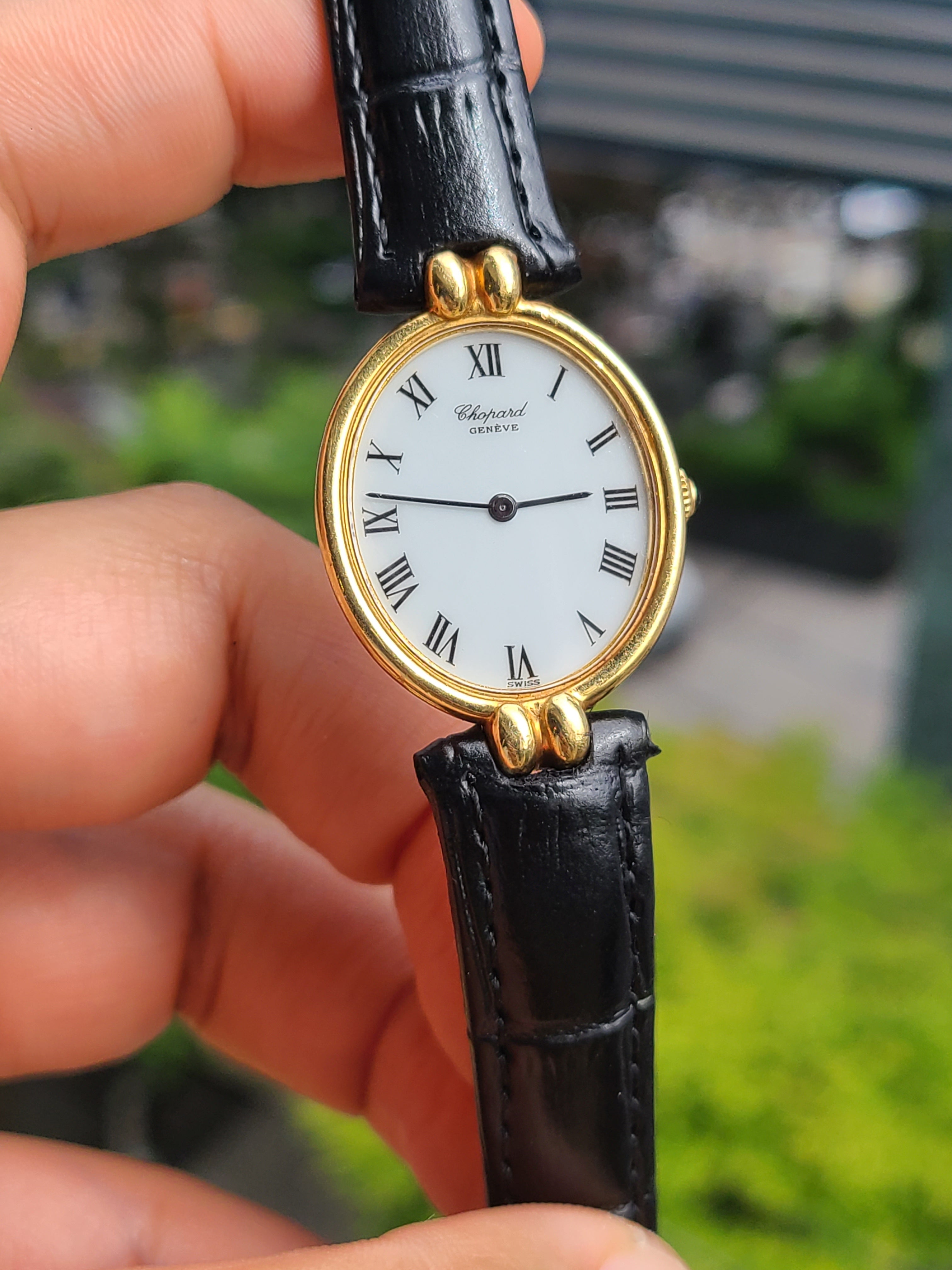 Chopard Ellipse Classic 18K 쇼파드 클래식 엘립스 18K 금통 빈티지 여성용