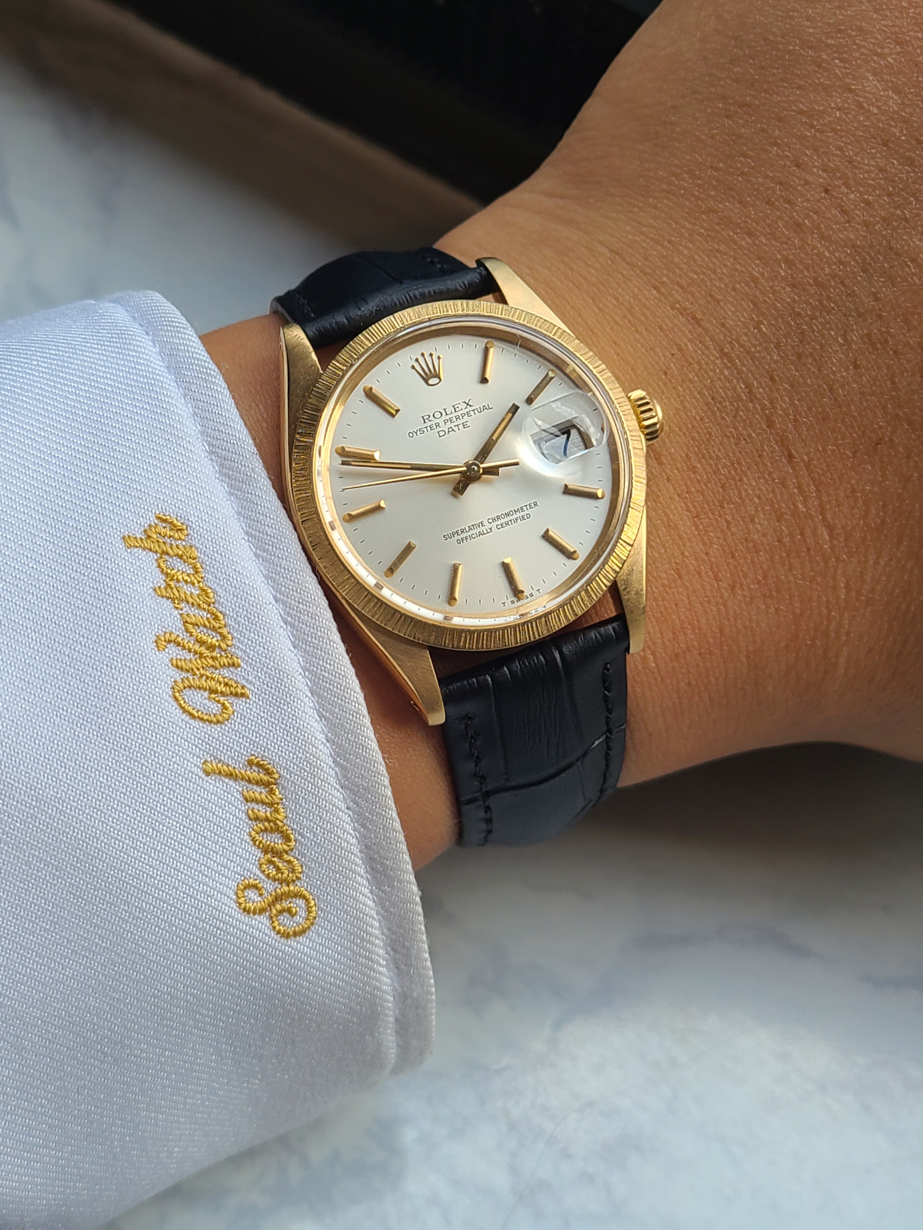 Rolex Oyster Perpetual 18K Solid Gold Vintage 롤렉스 오이스터 퍼페추얼 플루티드 18K 옐로우골드 금통 빈티지