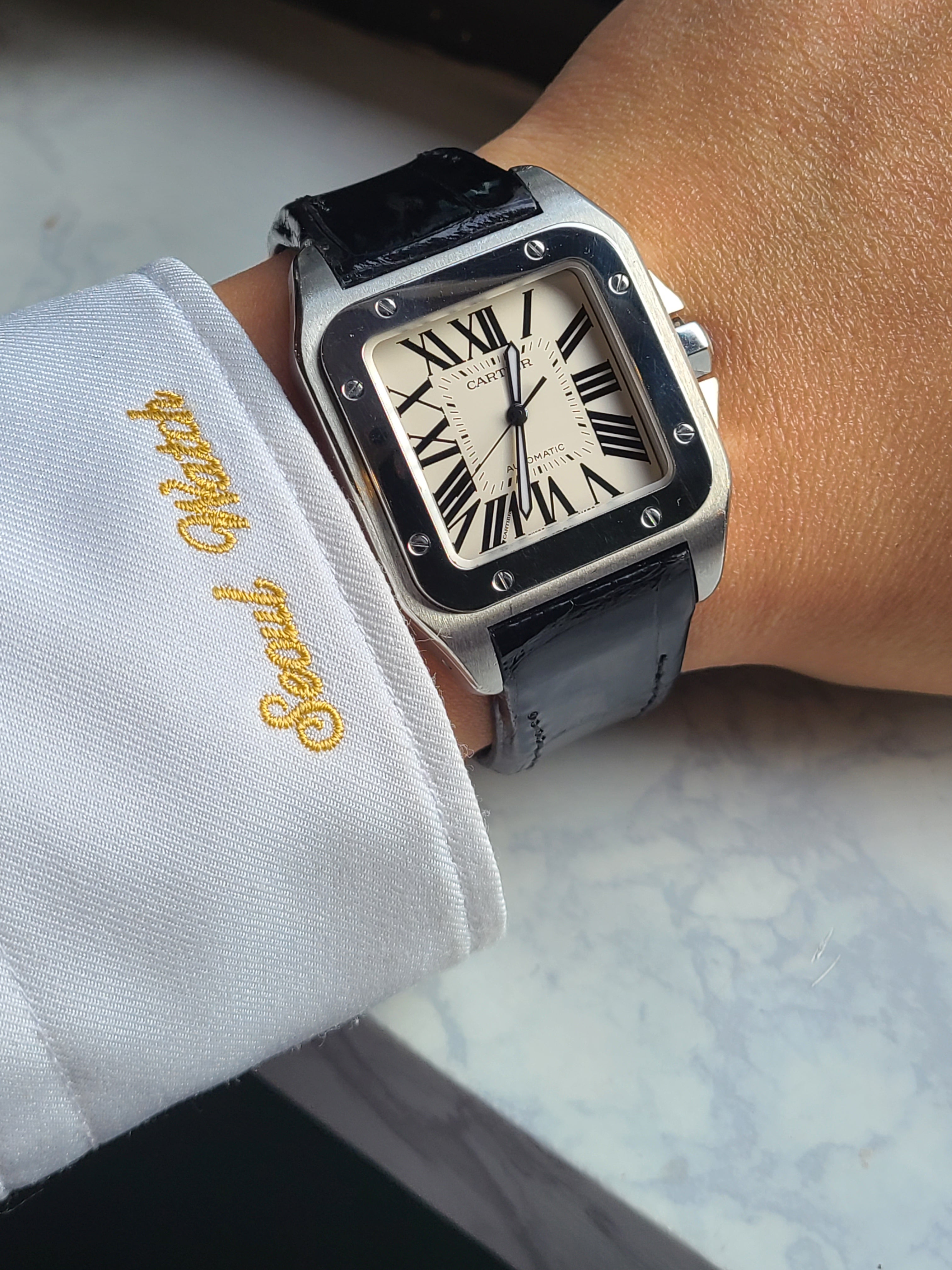 Cartier Santos 100 Large 까르띠에 산토스100 스틸 L 라지 한정판