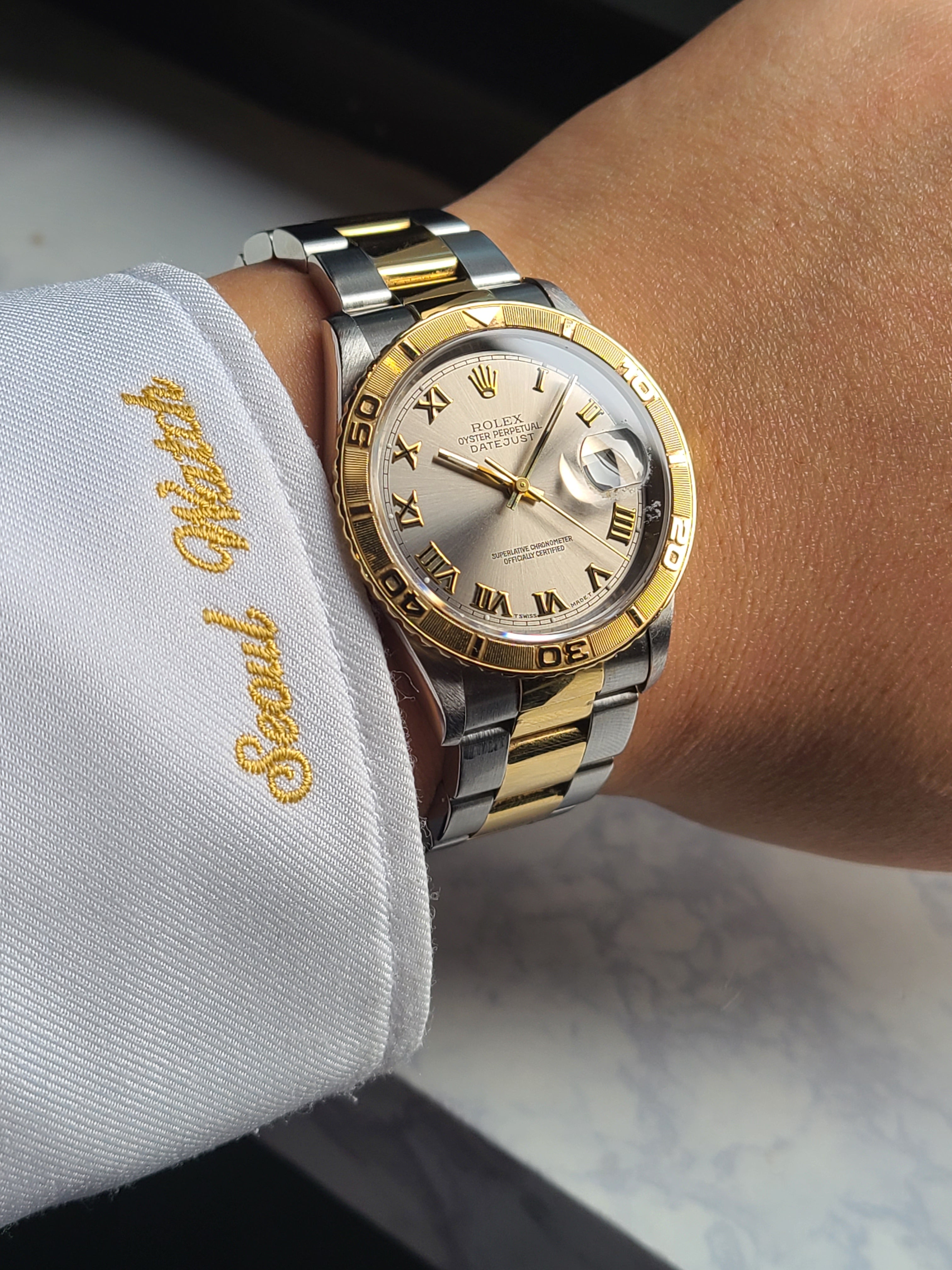 Rolex Datejust 36 Thunderbird 롤렉스 데이저스트 36 썬더버드 샴페인골드 18K 콤비