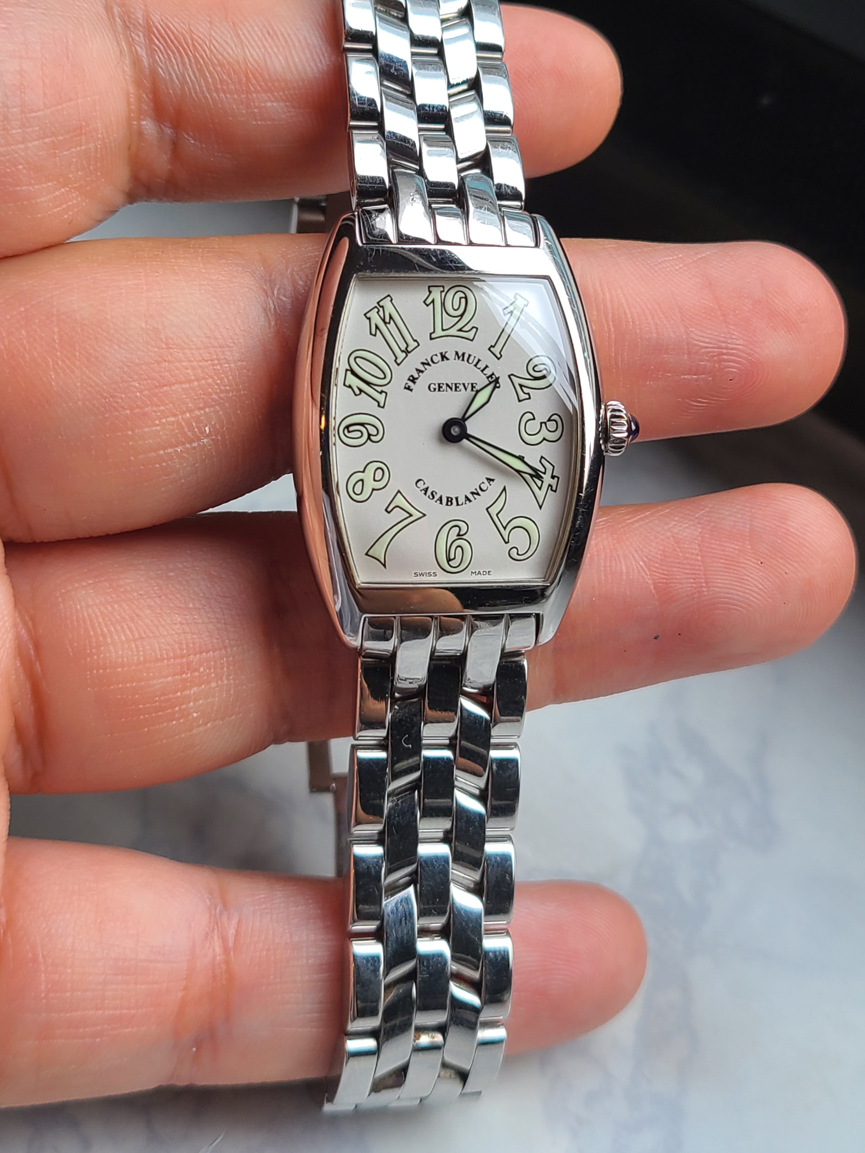 Franck Muller Casablanca Lady 프랭크뮬러 카사블랑카 스틸 야광 다이얼 여성