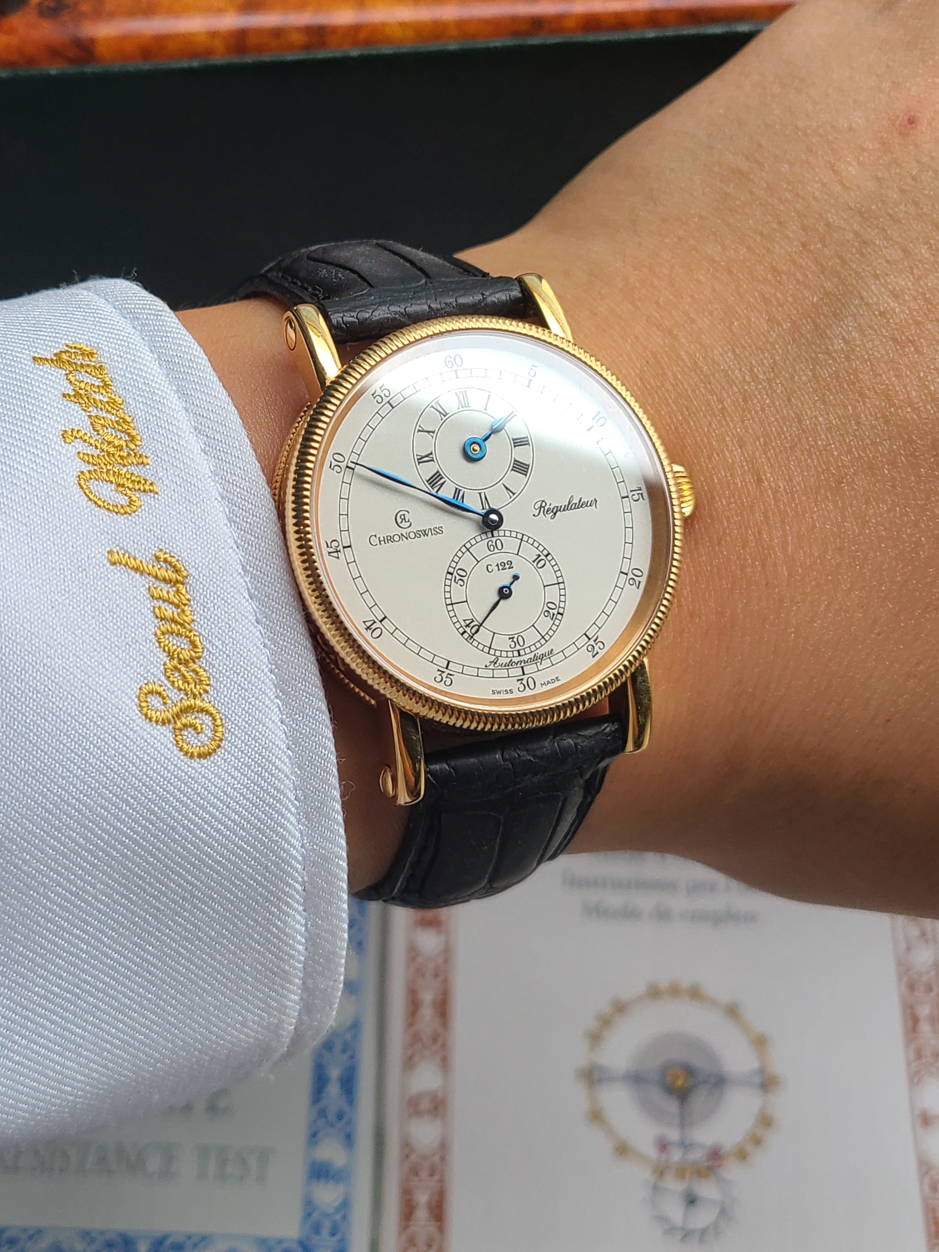Chronoswiss Regulateur 18K RG 크로노스위스 레귤레이터 18K 로즈골드 라이언 한정판 38