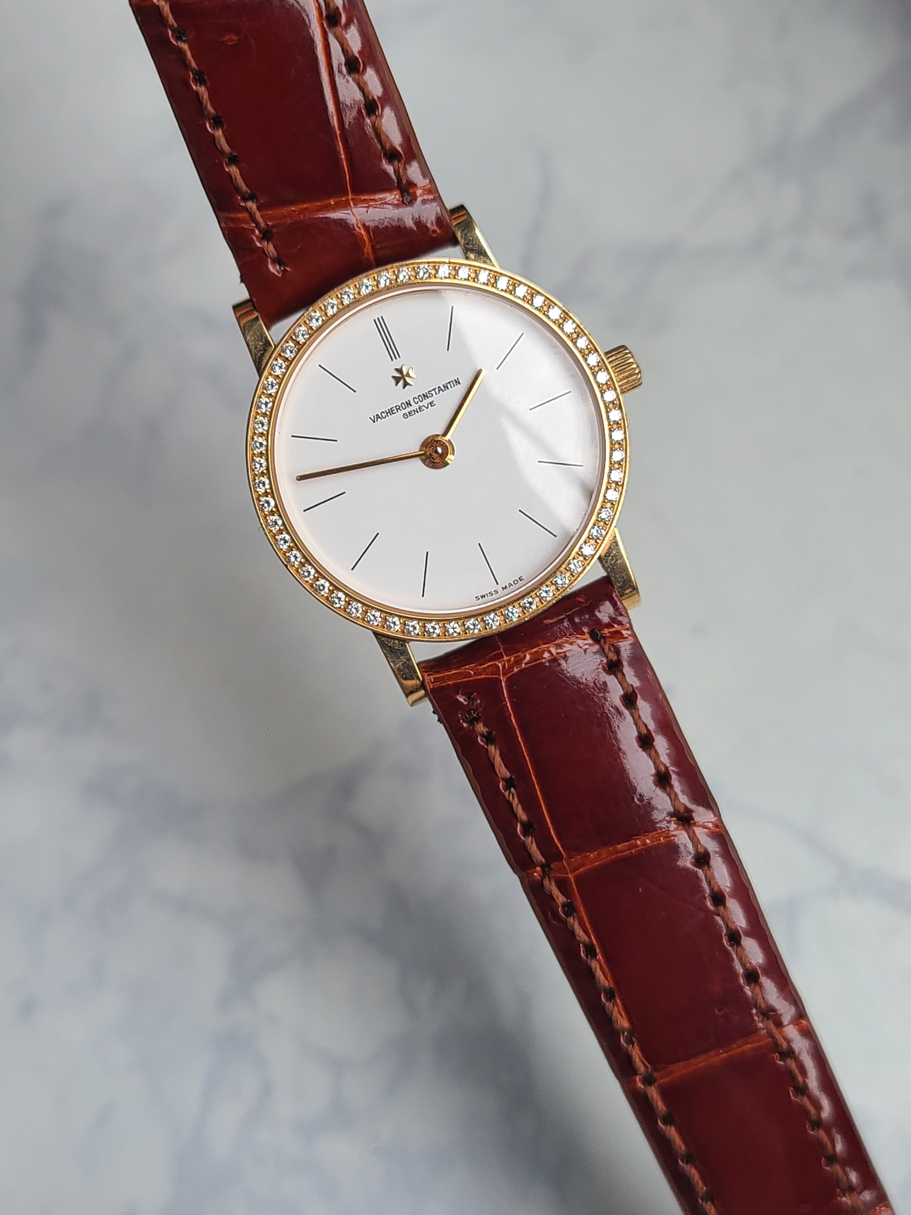 Vacheron Constantin Patrimony Diamond 바쉐론콘스탄틴 패트리모니 다이아몬드 18K 로즈골드 여성용