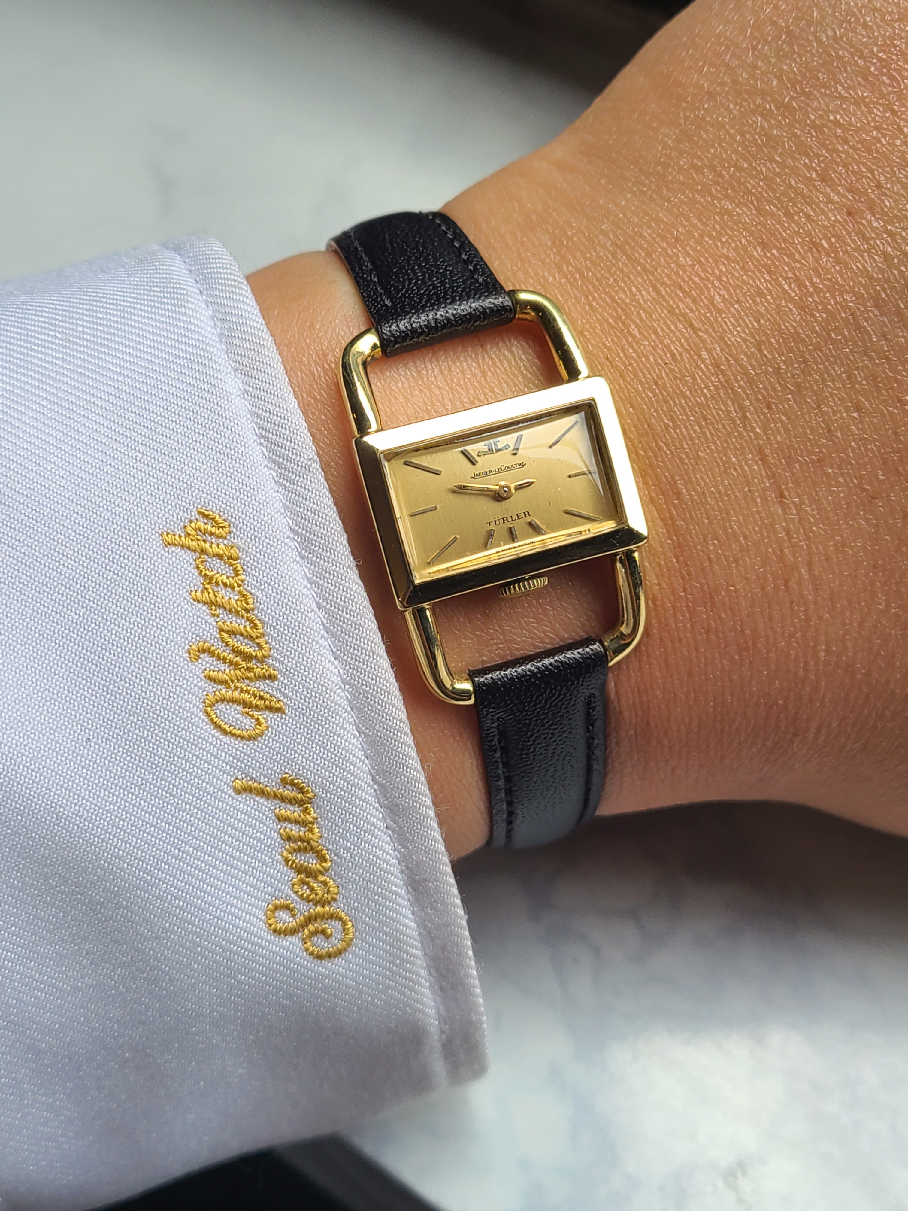 Jaeger LeCoultre Etrier 18K 예거르쿨트르 에트리에 18K 옐로우골드 아트데코 수동