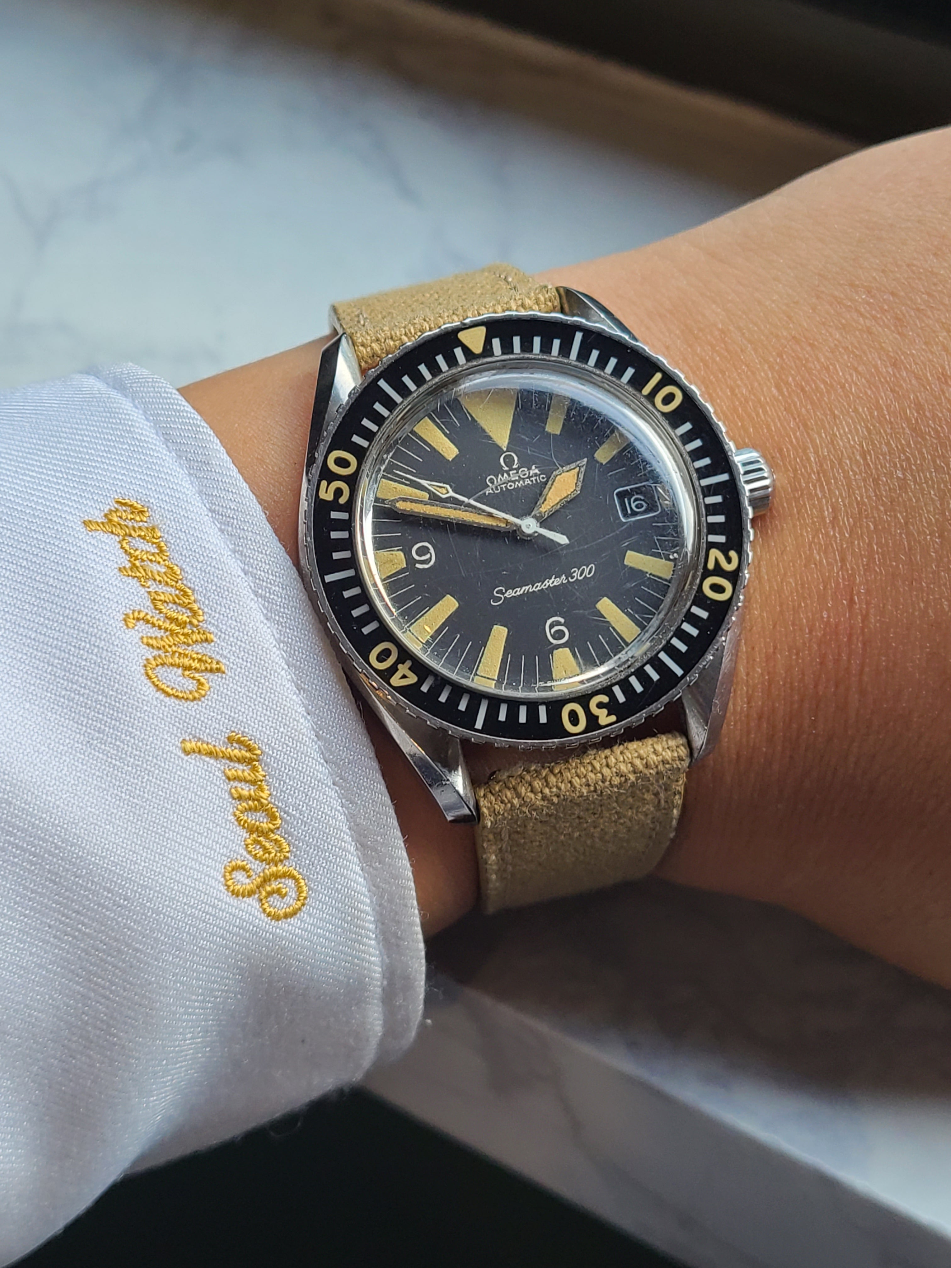 Omega Semaster 300 Big Triangle Vintage 오메가 씨마스터 300 빅트라이엥글 밀리터리 빈티지 1968년 소장품