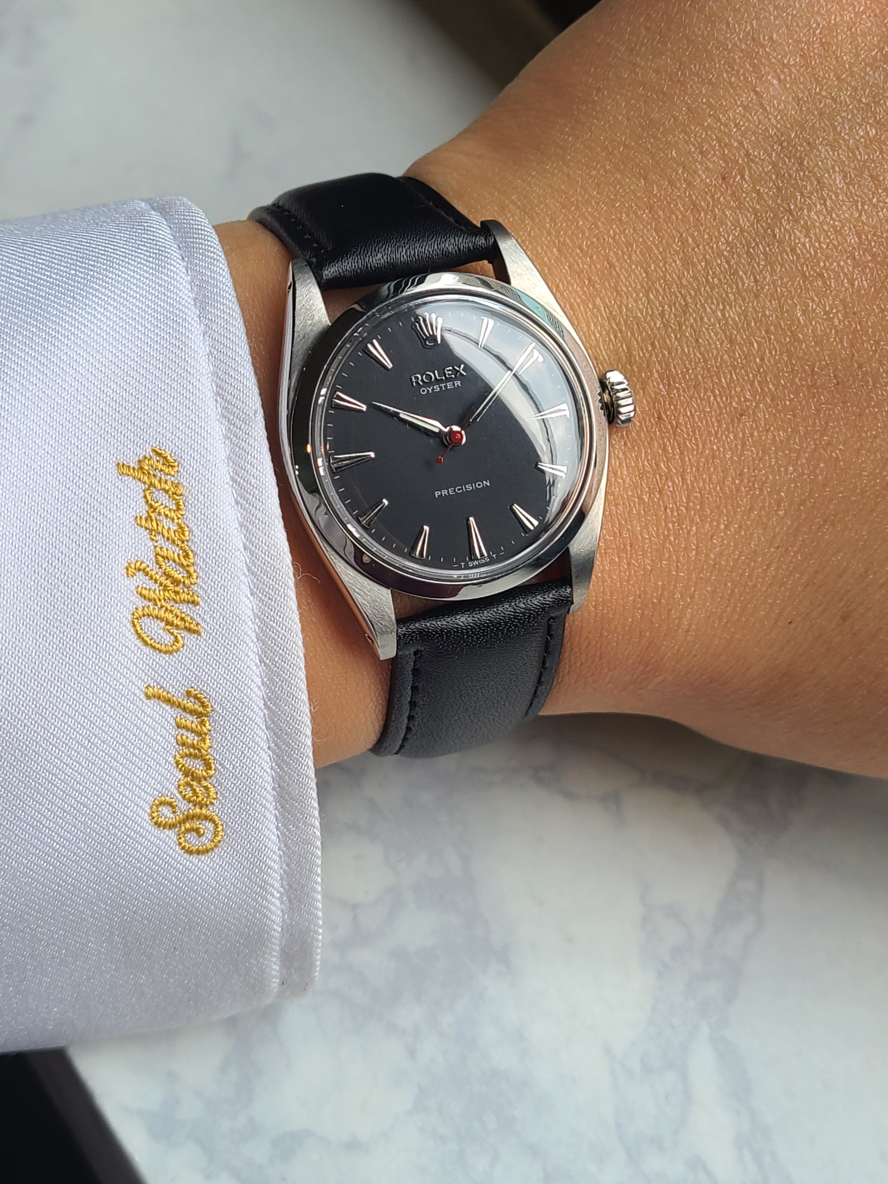 Rolex Oyster Matt Black Dauphine Hands Vintage 롤렉스 오이스터 매트블랙 돌핀핸즈 빈티지