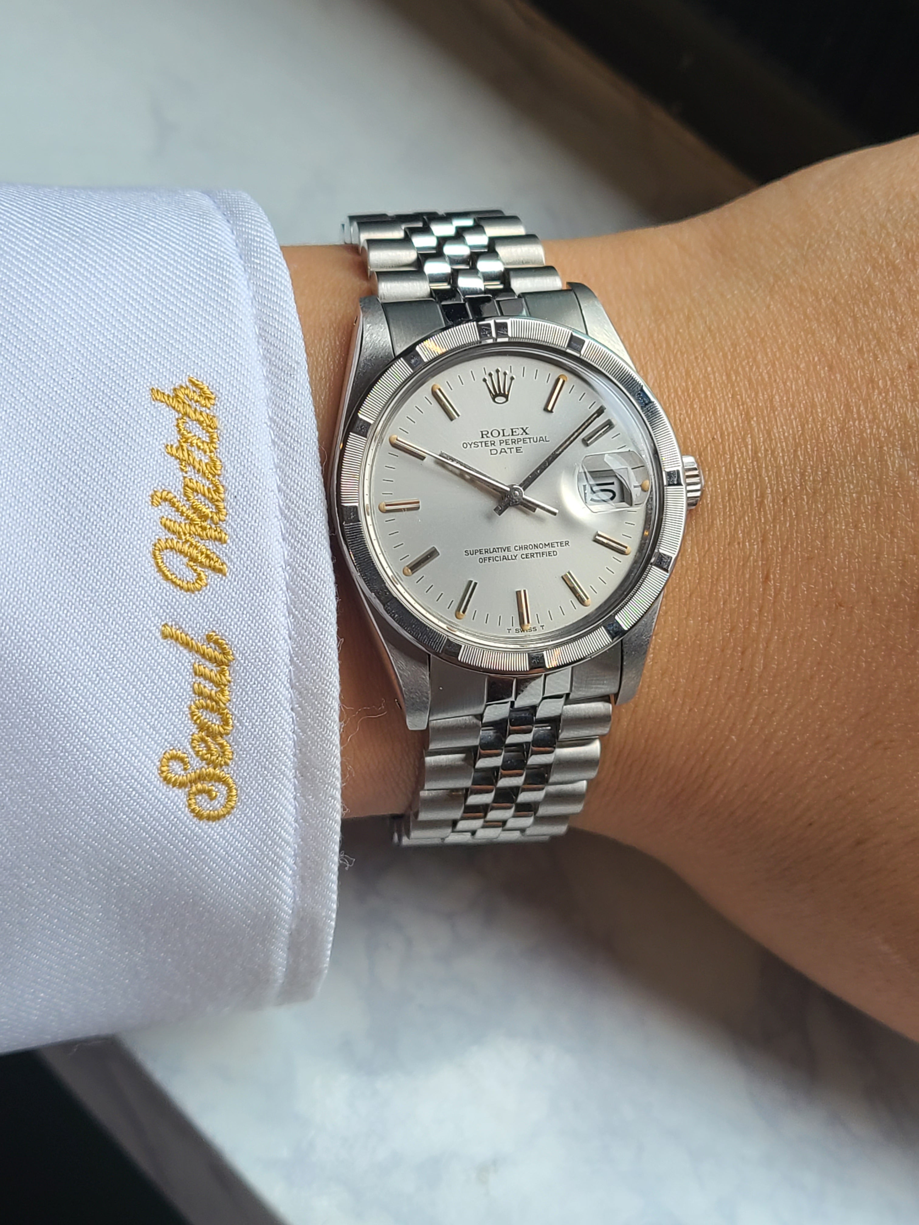 Rolex Oyster Perpetual Jubilee 롤렉스 오이스터퍼페추얼 데이트 쥬빌레 브레이슬릿  실버 올제치 순정 소장품