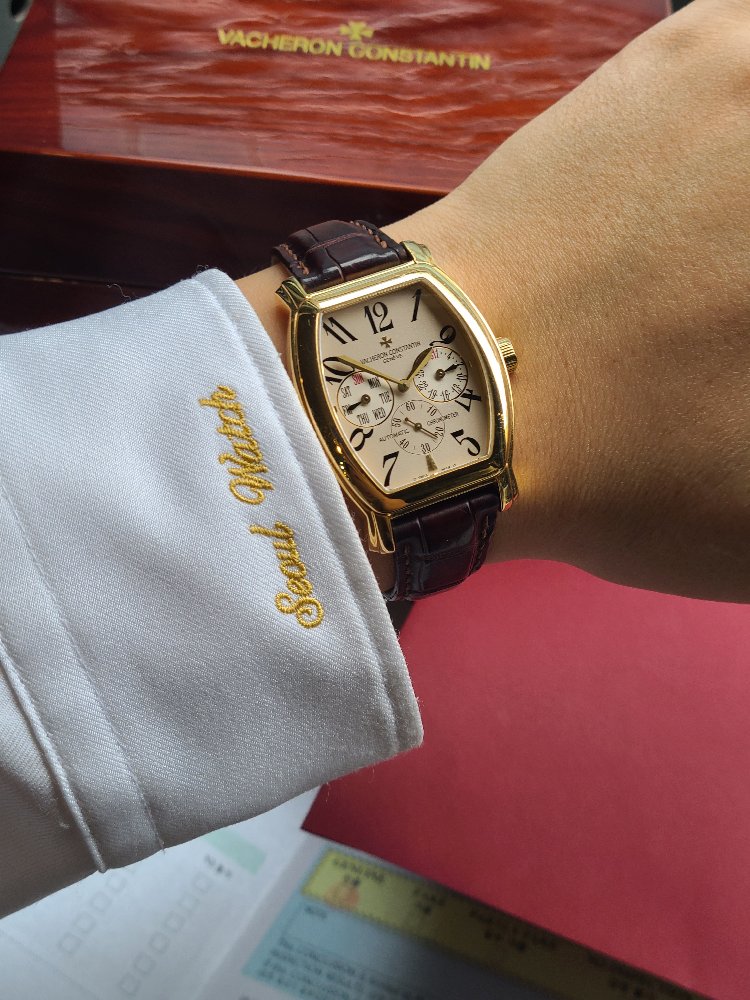 Vacheron Constantin Royal Eagle Day-Date 바쉐론콘스탄틴 로얄이글 데이데이트 18K 옐로우골드 금통 오토