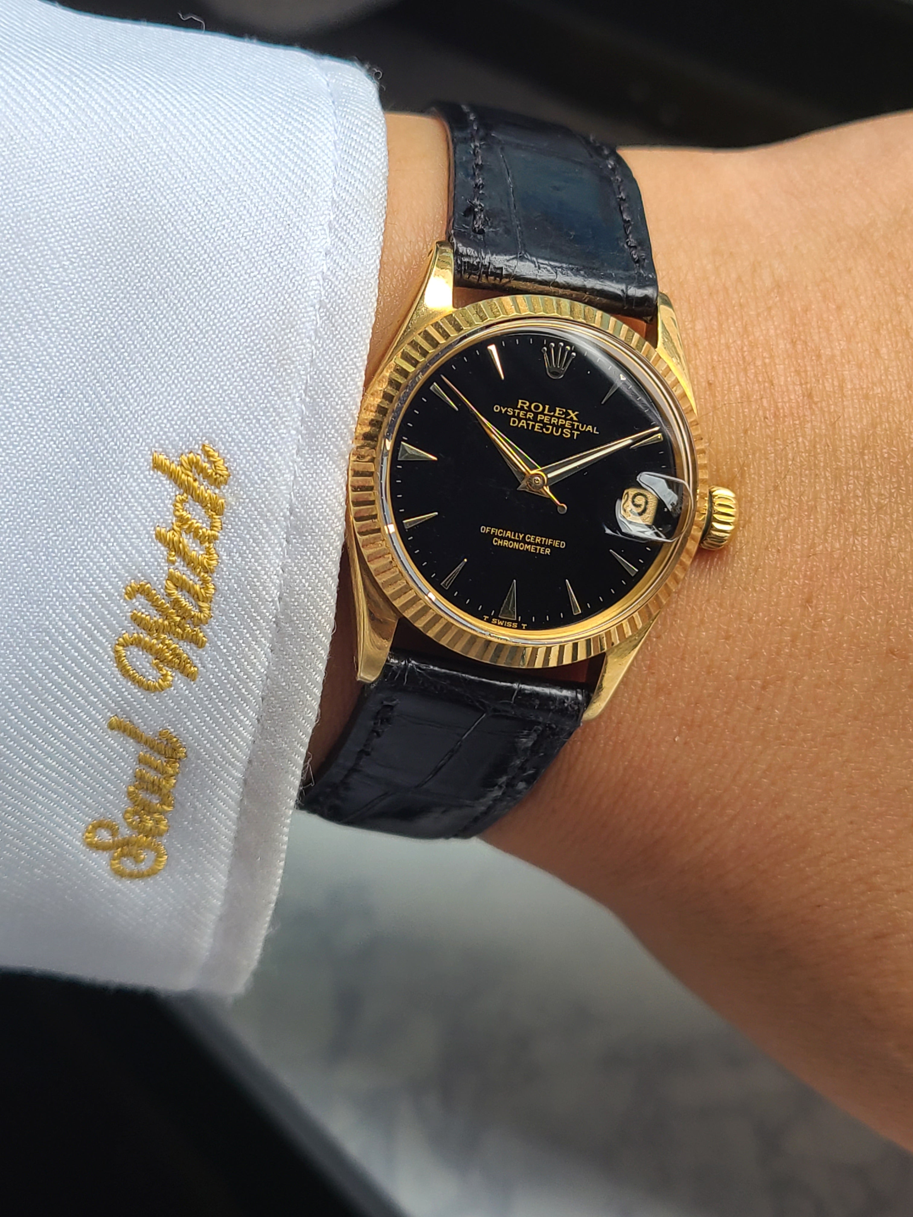 Rolex Datejust 31mm 18K YG Midsize 롤렉스 데이저스트 블랙 18K 옐로우골드 금통 31