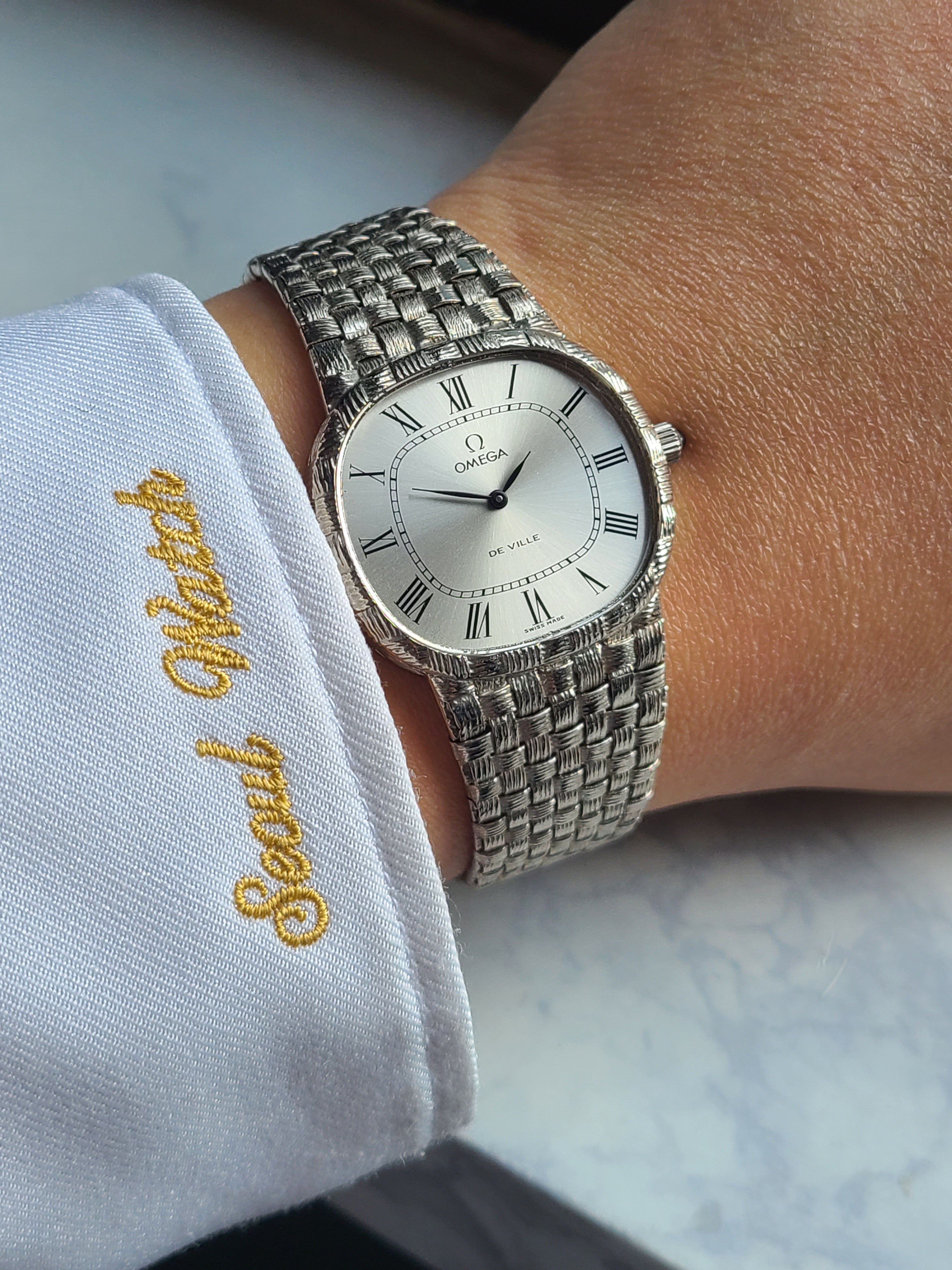 Omega De ville Art Deco 오메가 드빌 클래식 매쉬브레이슬릿 아트데코 수동