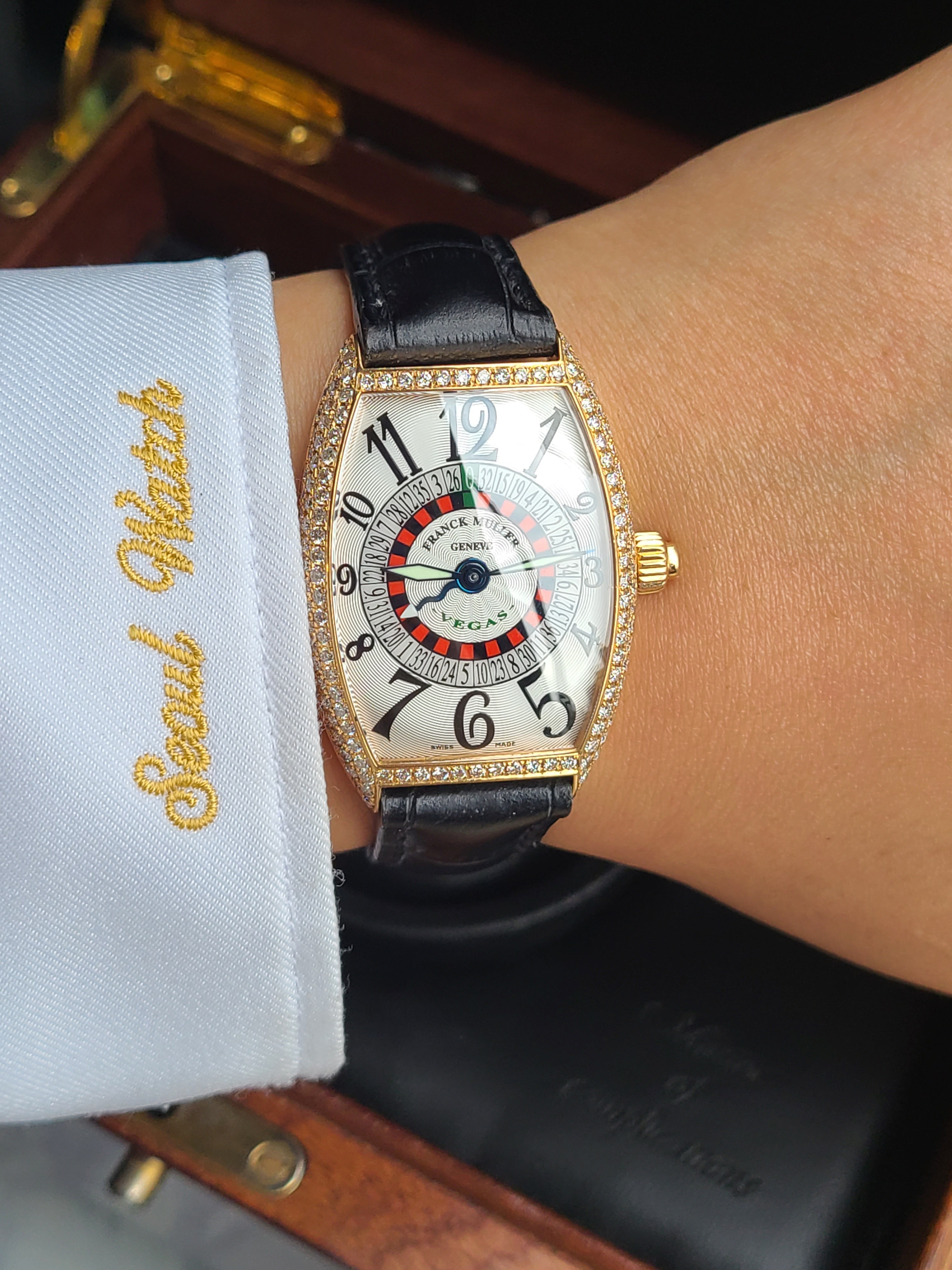 Franck Muller Master Calendar Complications Vegas 18K YG 프랭크뮬러 베가스 컴플리케이션 18K 옐로우골드 풀다이아
