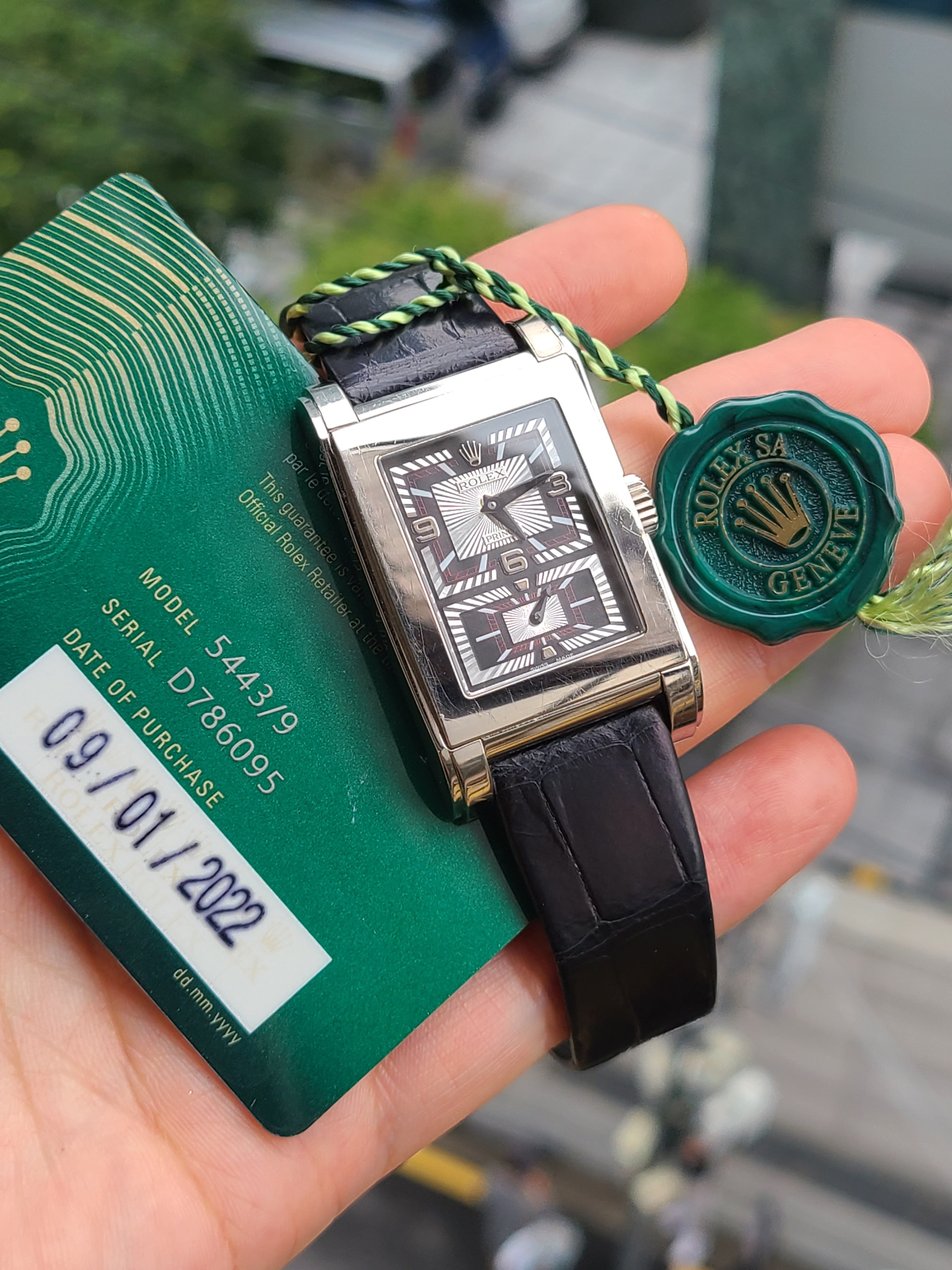 Rolex Prince Small Second WG 롤렉스 프린스 화이트골드 오픈케이스 특별 오더제품