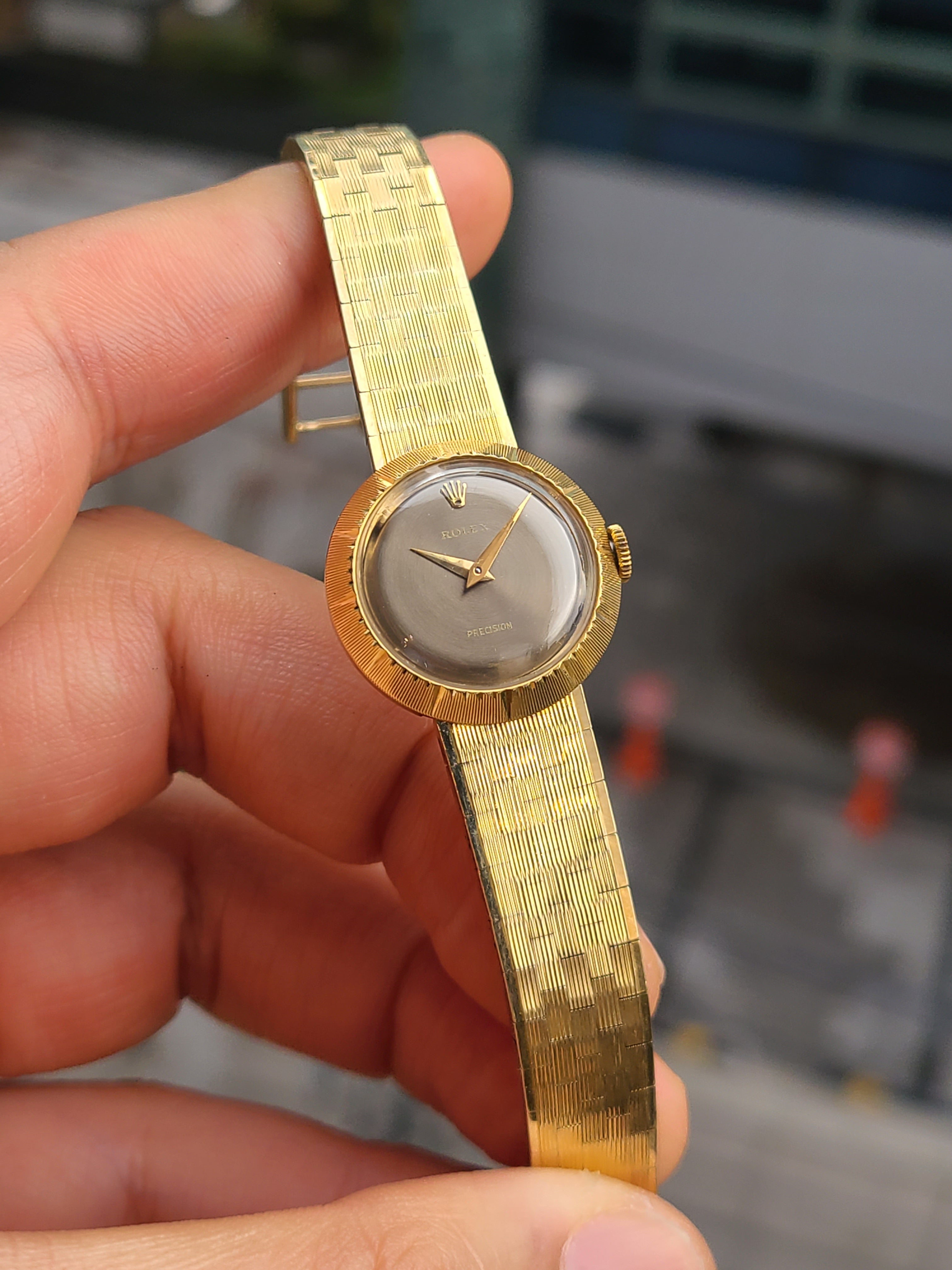 Rolex Cellini Oval Gold 18K YG 롤렉스 셀리니 오벌형 UFO 케이스 18K 금통 여성용 빈티지 소장품
