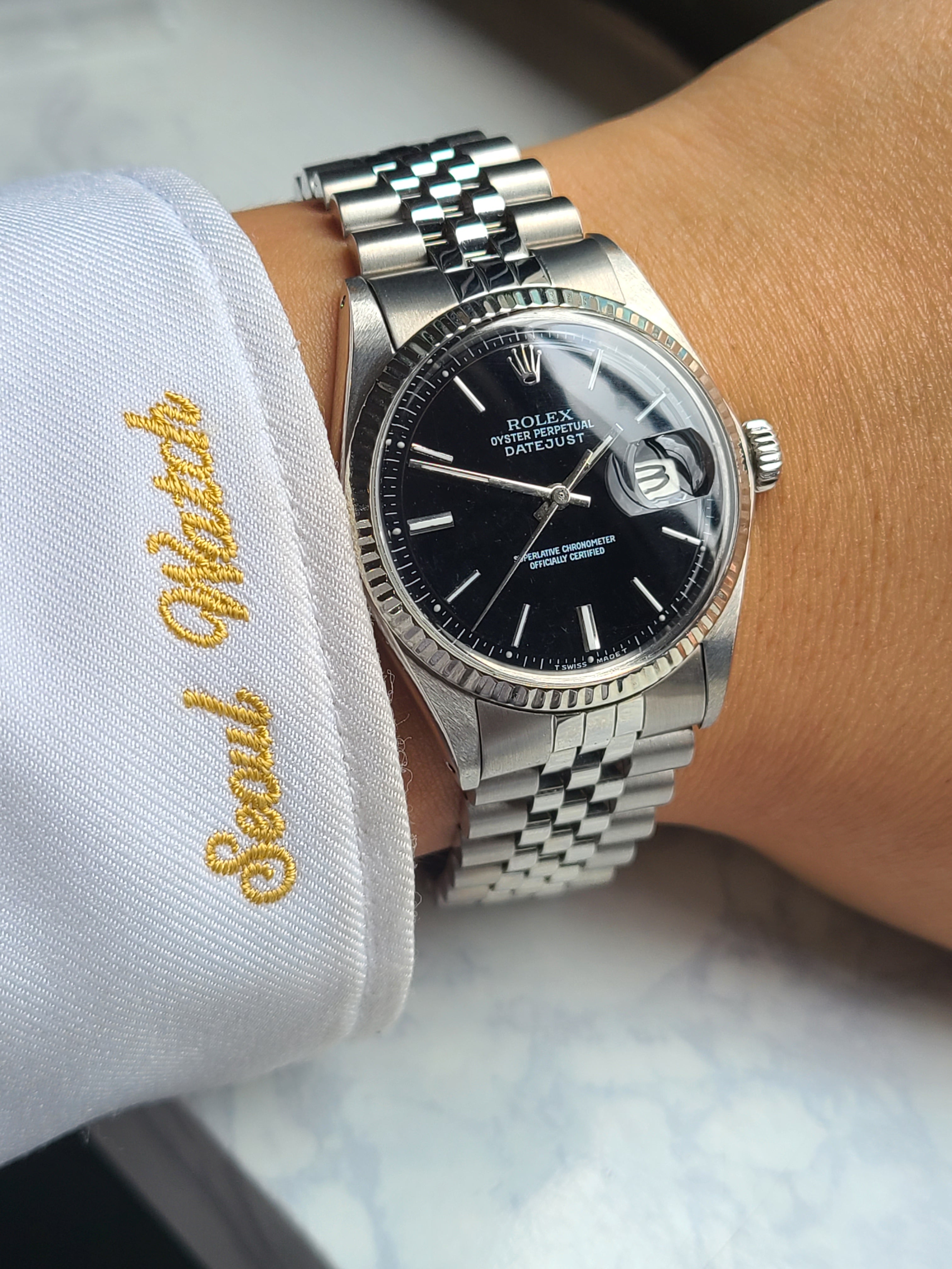 Rolex Datejust 36 Black Vintage 롤렉스 데이저스트 36 블랙 빈티지