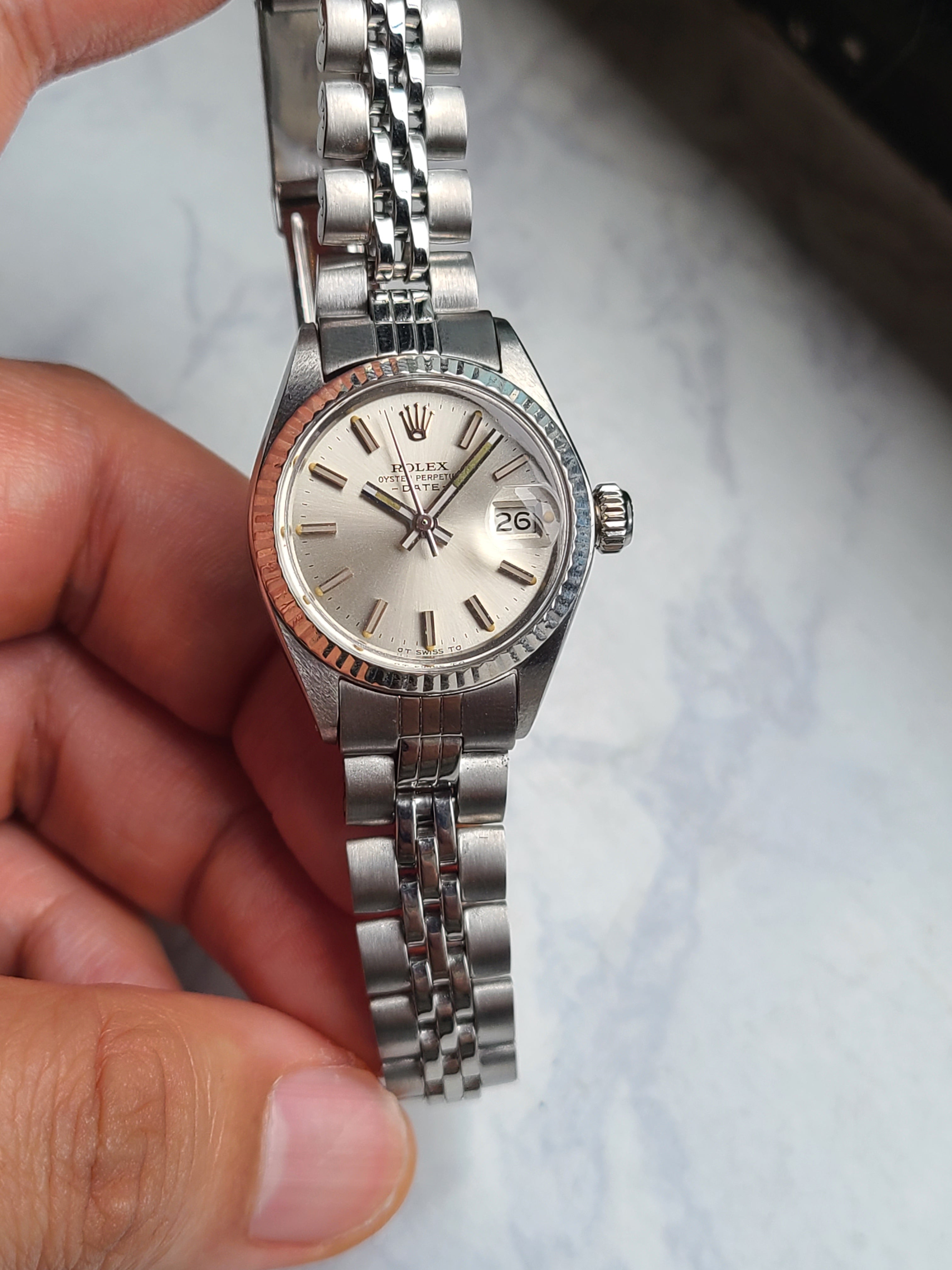 Rolex Women's Datejust Silver Dial 롤렉스 여성용 데이저스트 실버 다이얼 빈티지