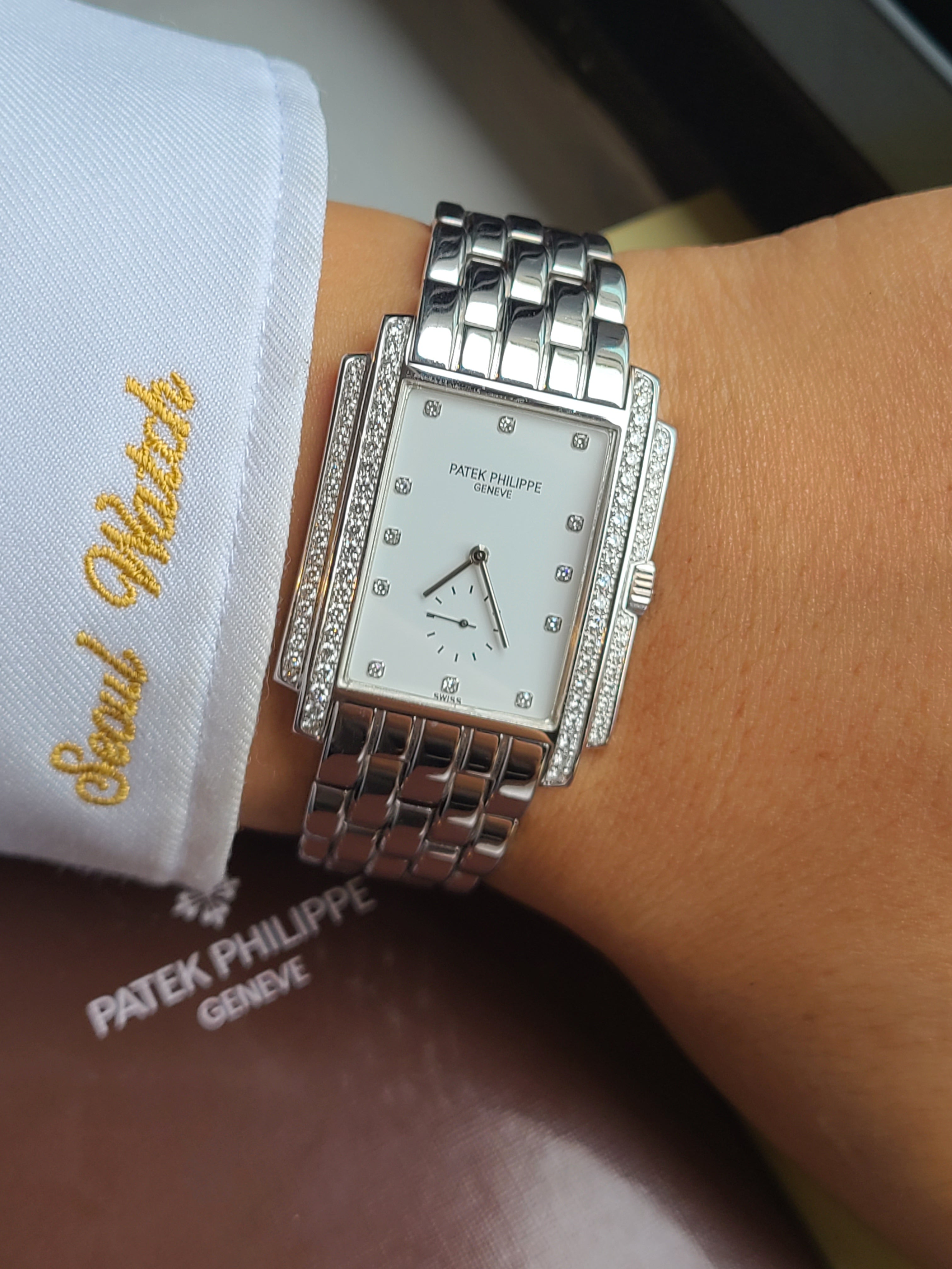Patek Philippe Gondolo Diamond 18K WG 파텍필립 곤돌로  다이아몬드 스몰세컨드 화이트골드 18K 금통