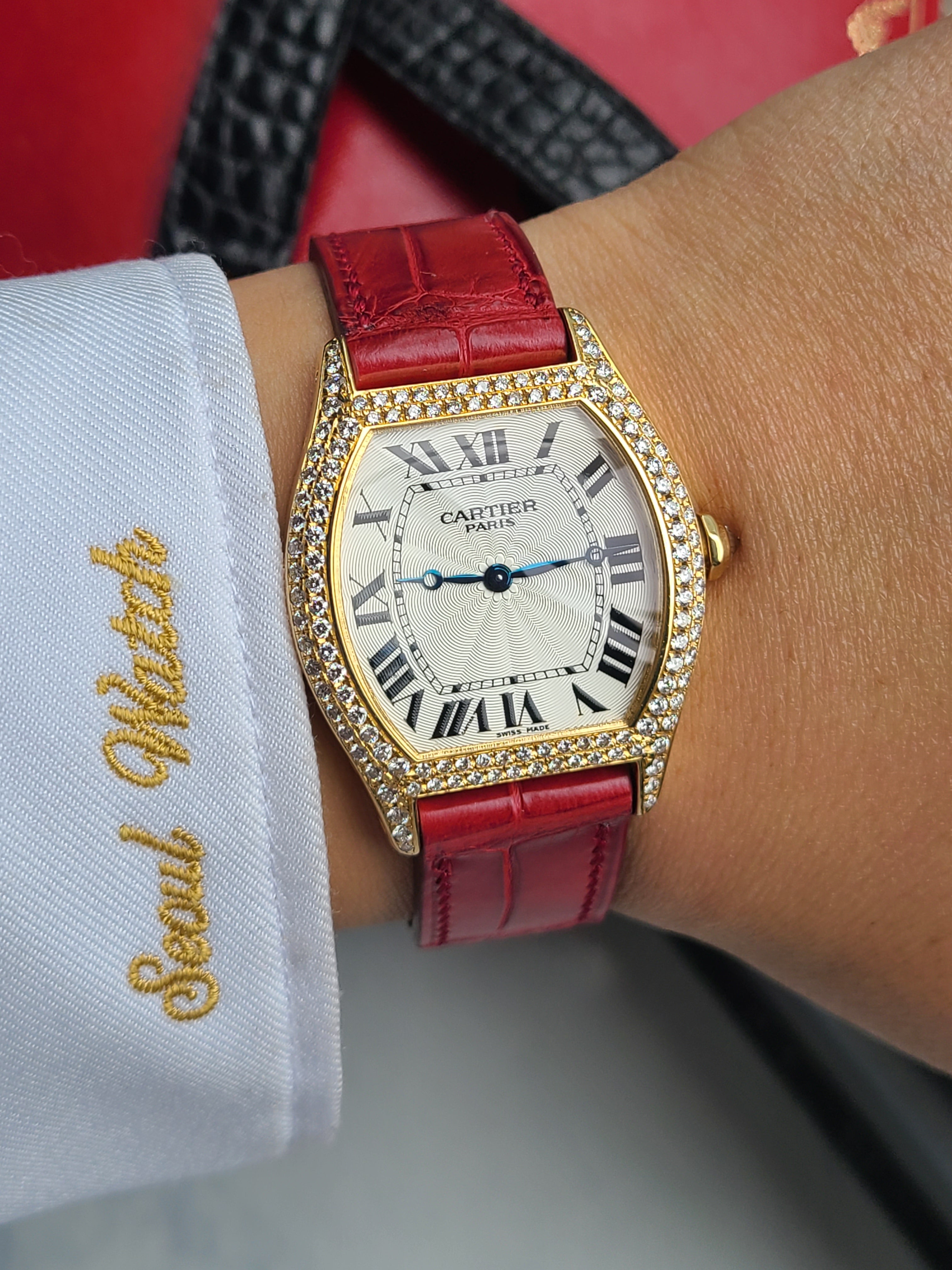 Cartier Torture 18K CPCP LM 까르띠에 똑뛰 CPCP 다이아몬드 18K 옐로우골드 LM 라지 한정판