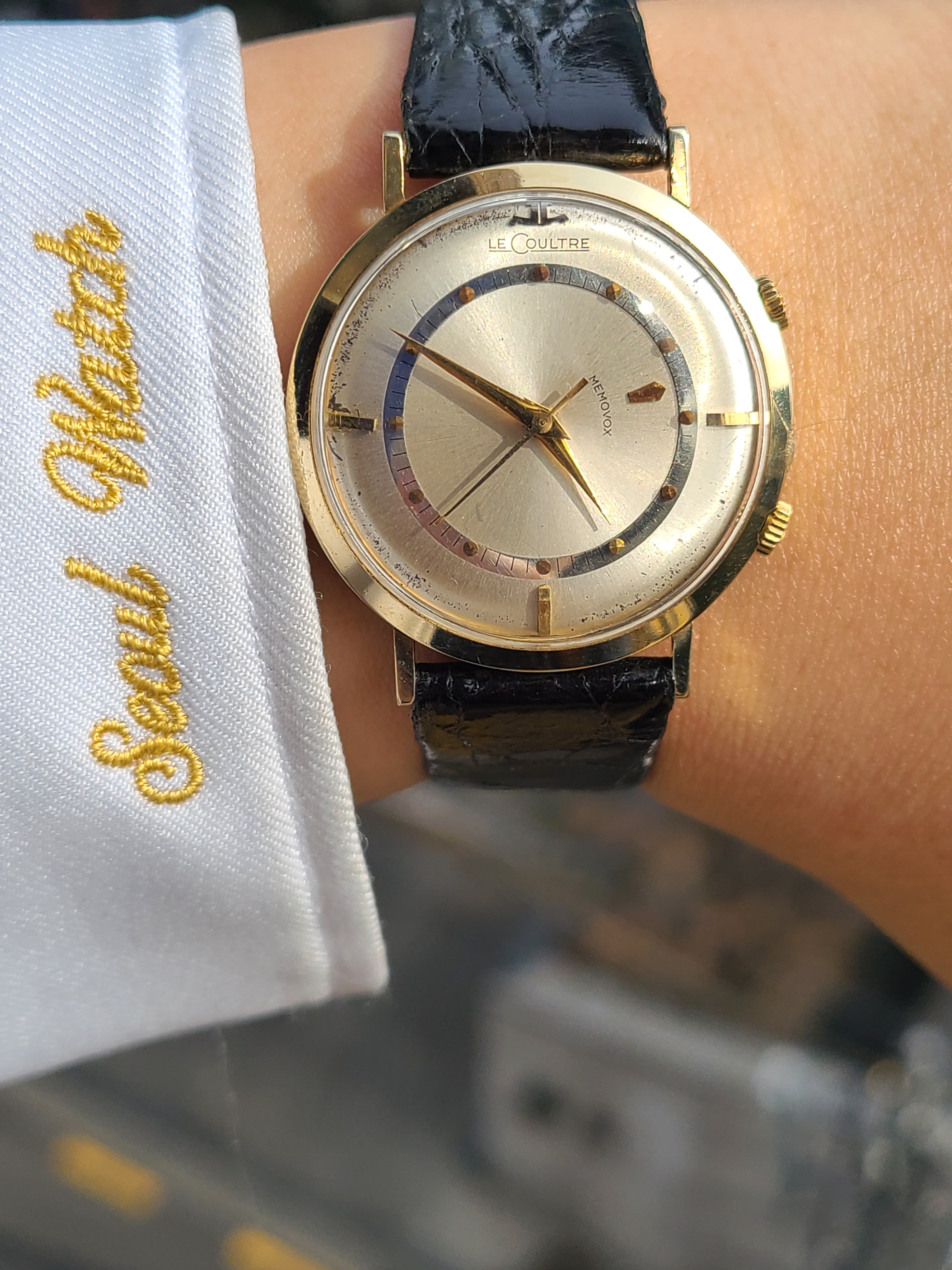 Jaeger-LeCoultre Memovox Alarm Jumbo 14K Yellow Gold Vintage Jumbo 예거르쿨트르 메모복스 알람 점보 14K 옐로우금통 빈티지 점보