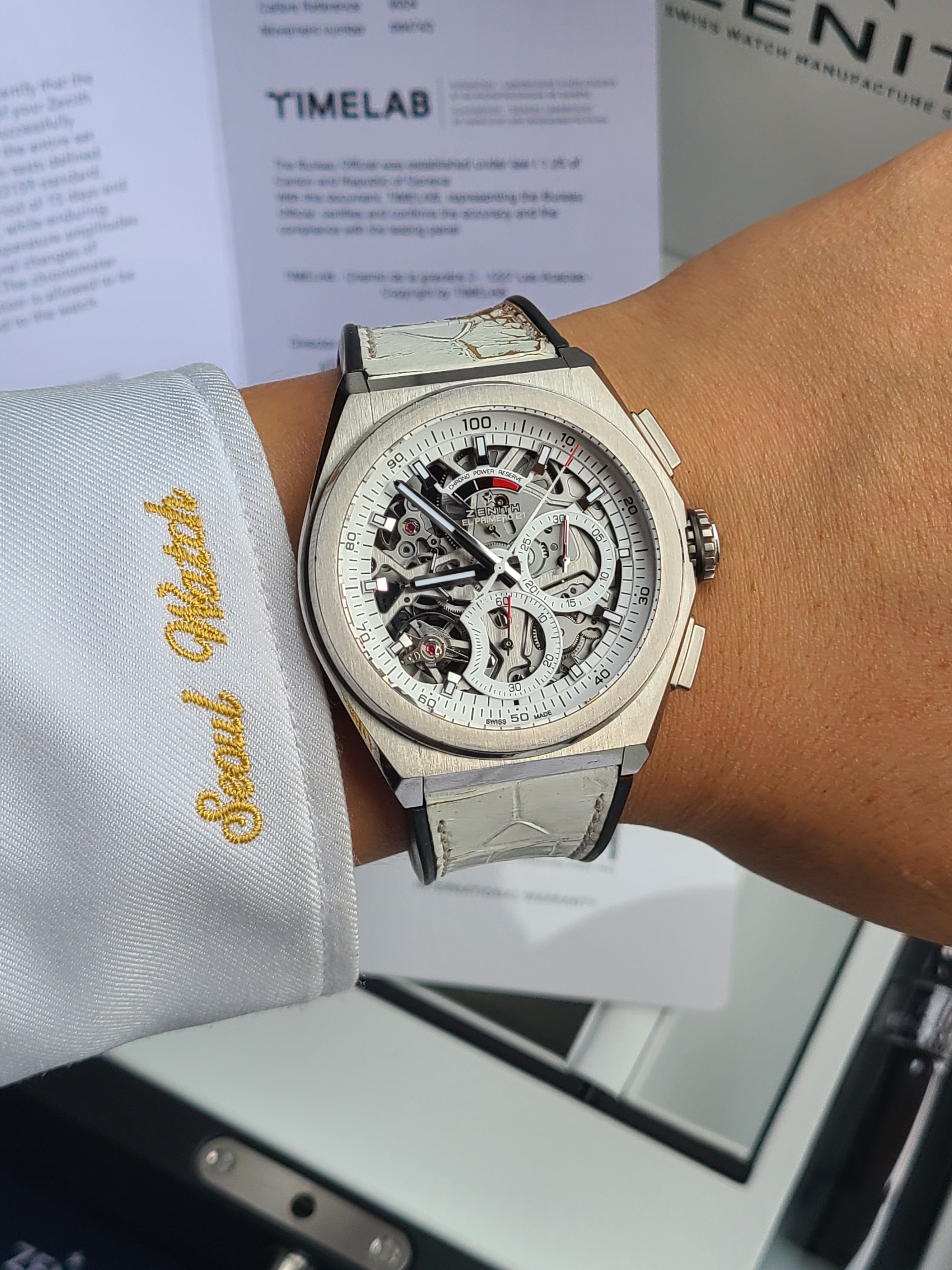 Zenith Defy 21 El Primero 제니스 데피 21 엘프리메로 화이트 한정판 2022년 풀세트
