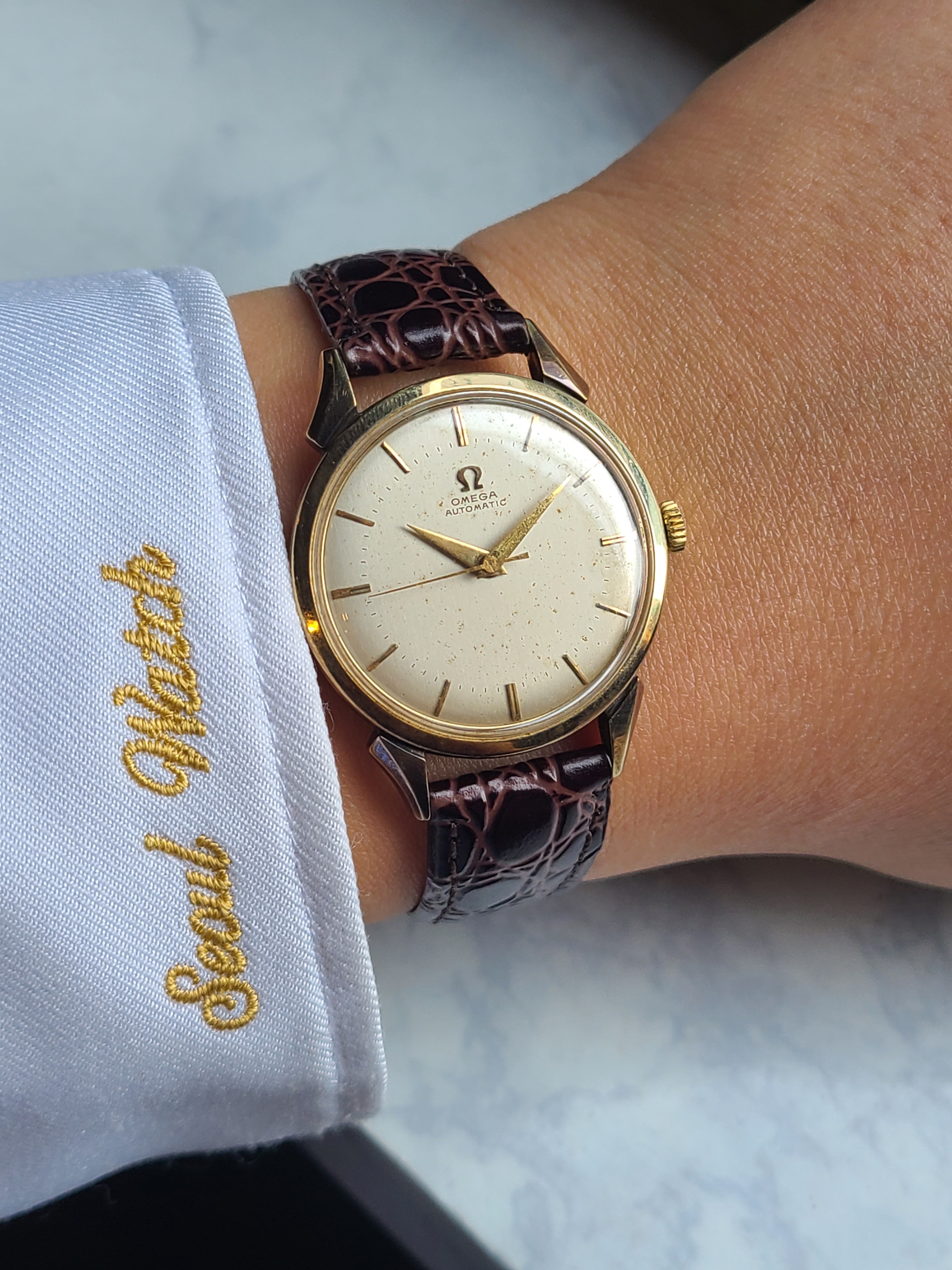 Omega Classic Fancy Lugs 14K Vintage 오메가 클래식 단풍자동 소뿔러그 14K 금통 빈티지
