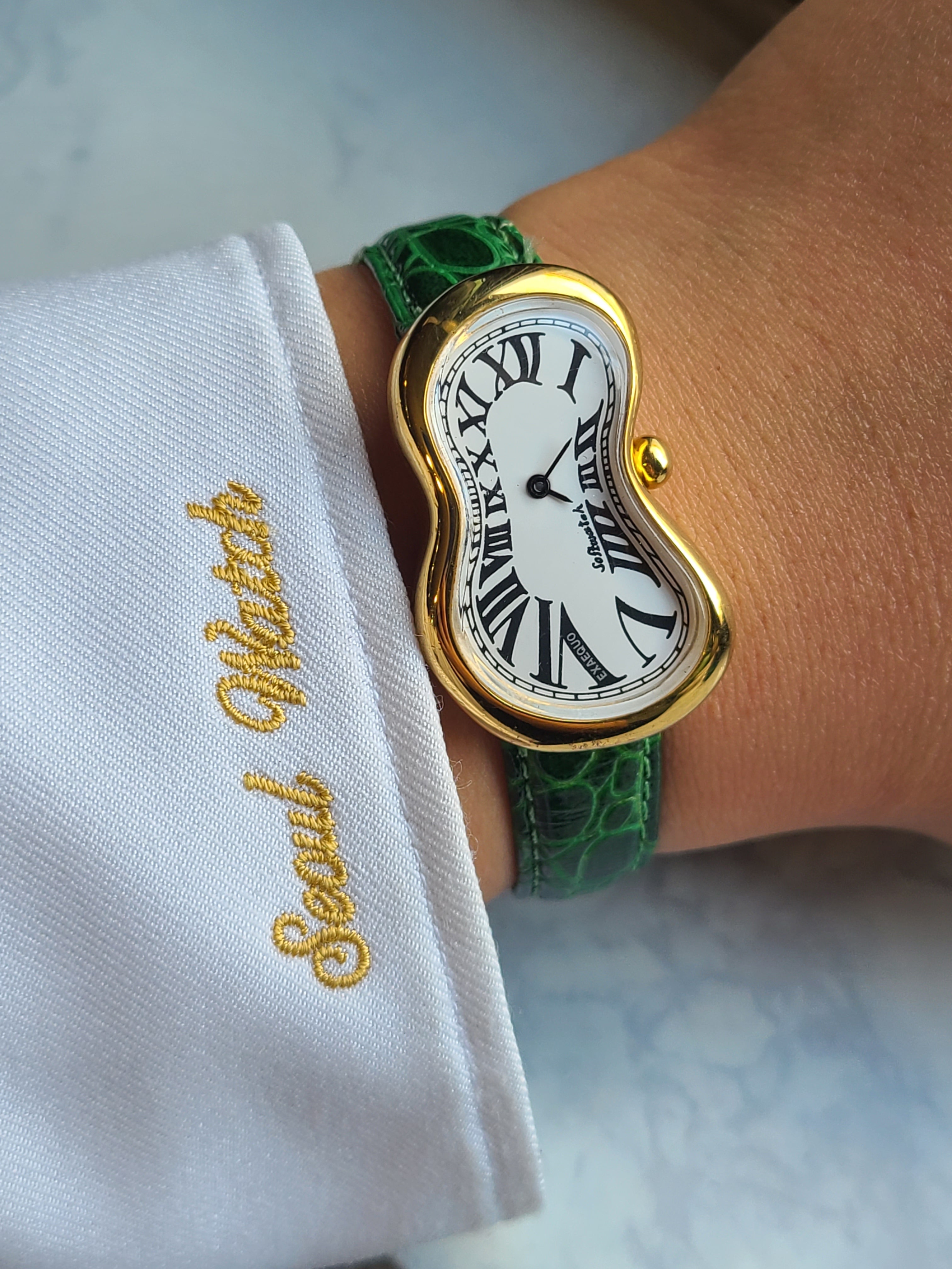 Softwatch Exaequo Salvador Dali 소프트워치 살바도르 달리 금장 로만