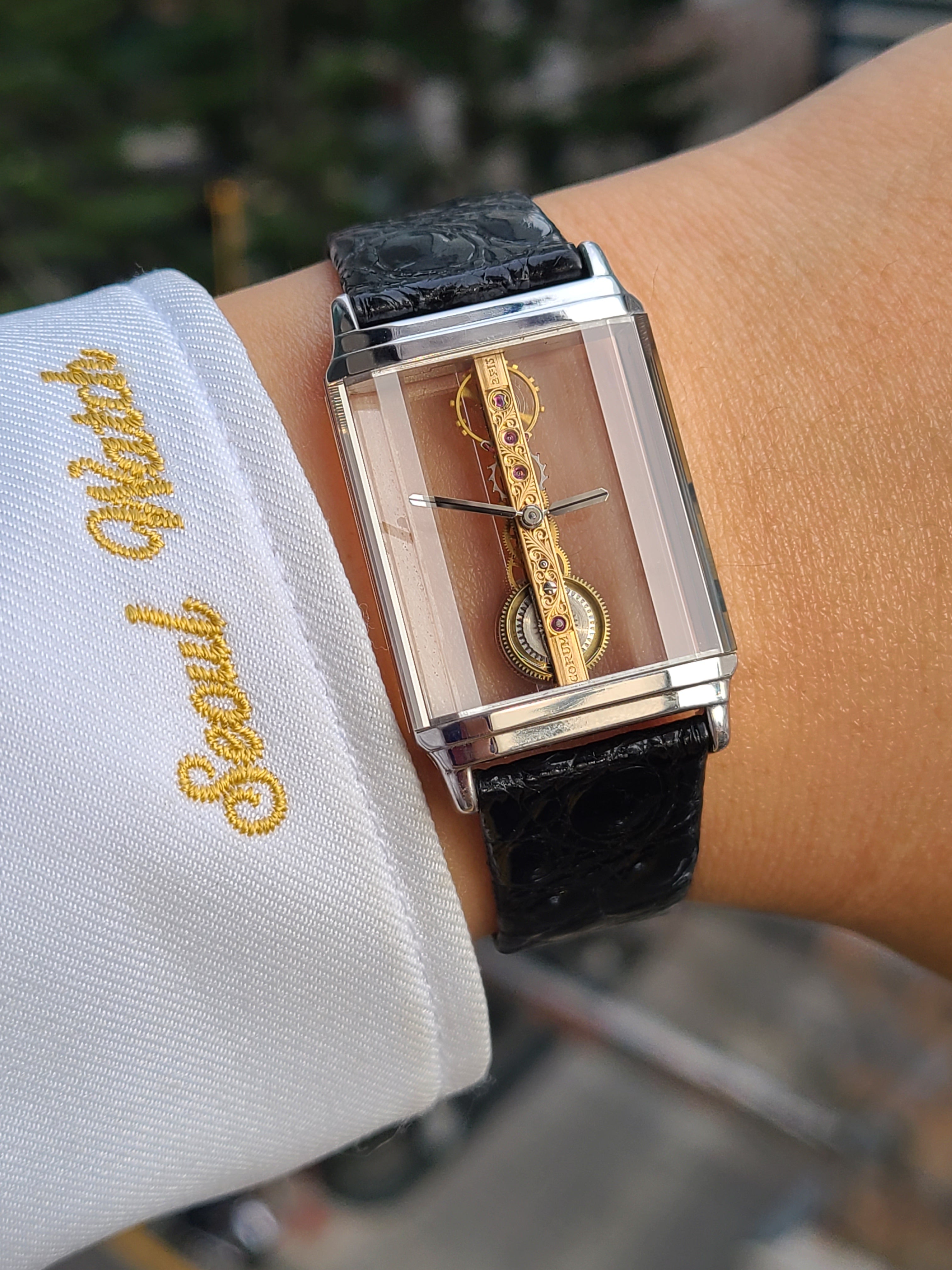 Corum Golden Bridge 18K White Gold Full-Set 코럼 골든브릿지 화이트골드 풀세트 소장용