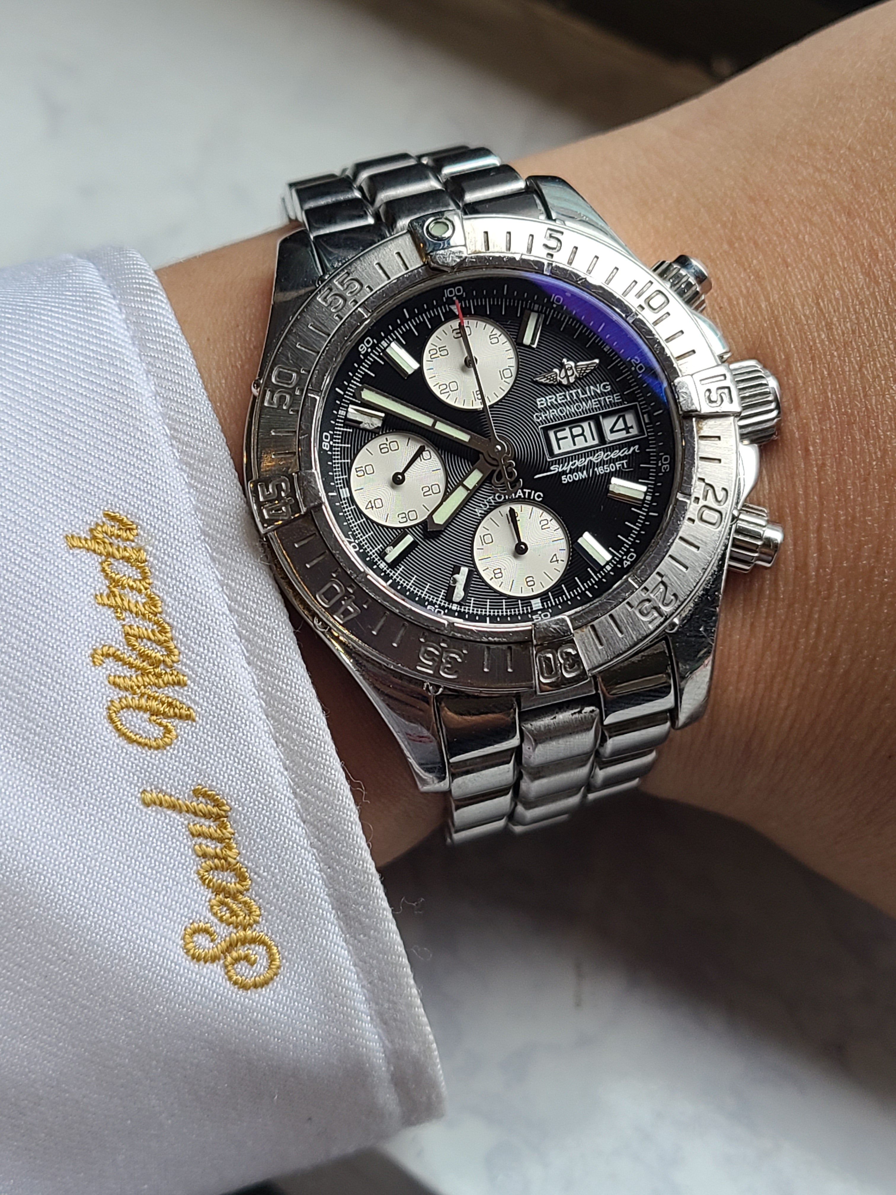 Breitling Superocean Chronograph Black 42 Automatic 브라이틀링 슈퍼오션 크로노그래프 블랙 42