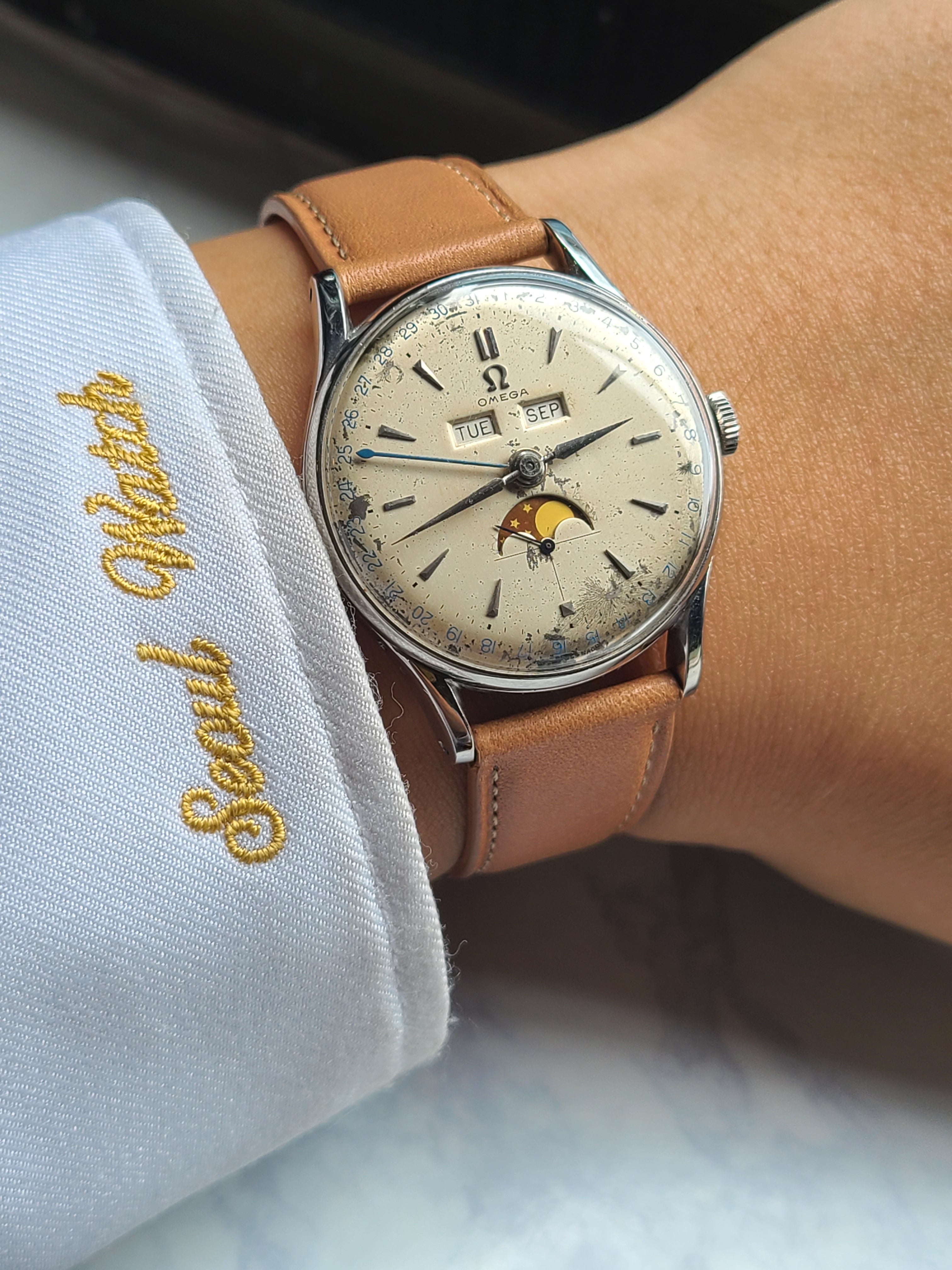 Omega Cosmic Jumbo Moonphase Vintage 오메가 코스믹 문페이즈 트리플캘린더 빈티지