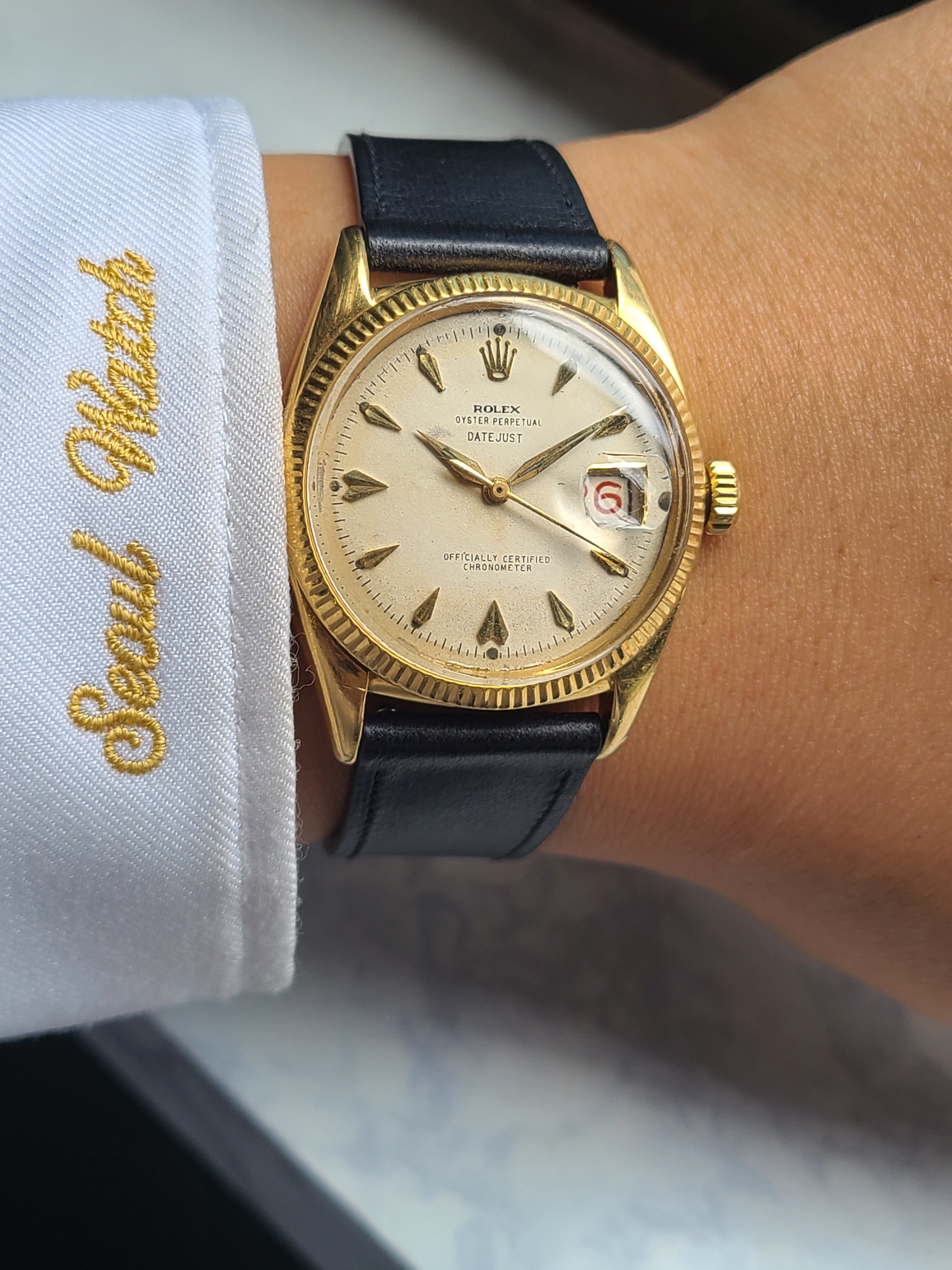 Rolex Datejust YG 롤렉스 데이저스트 36 1세대 1950s 년대 클래식 빈티지 18K 금통