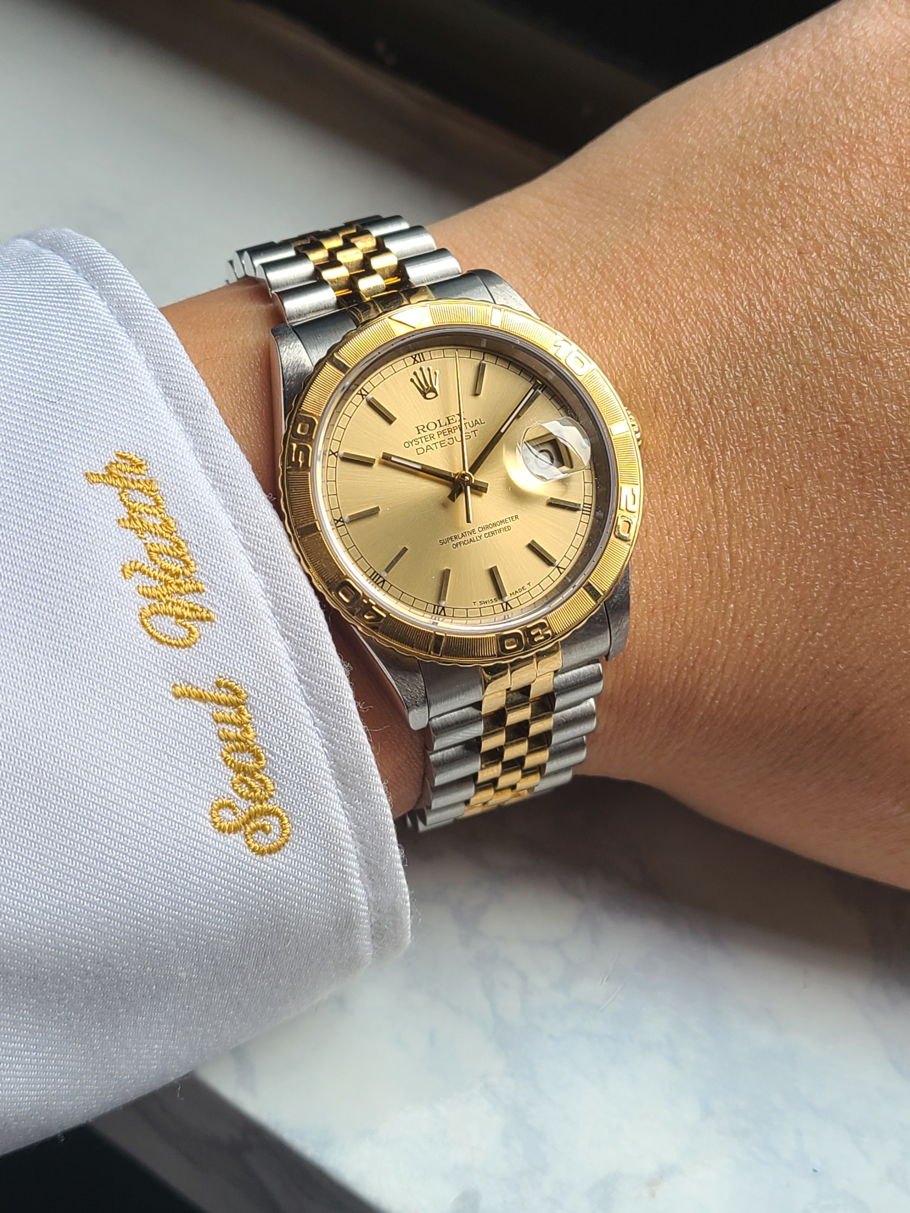 Rolex Datejust 36 Thunderbird 롤렉스 데이저스트 36 썬더버드 로듐로만 18K 콤비