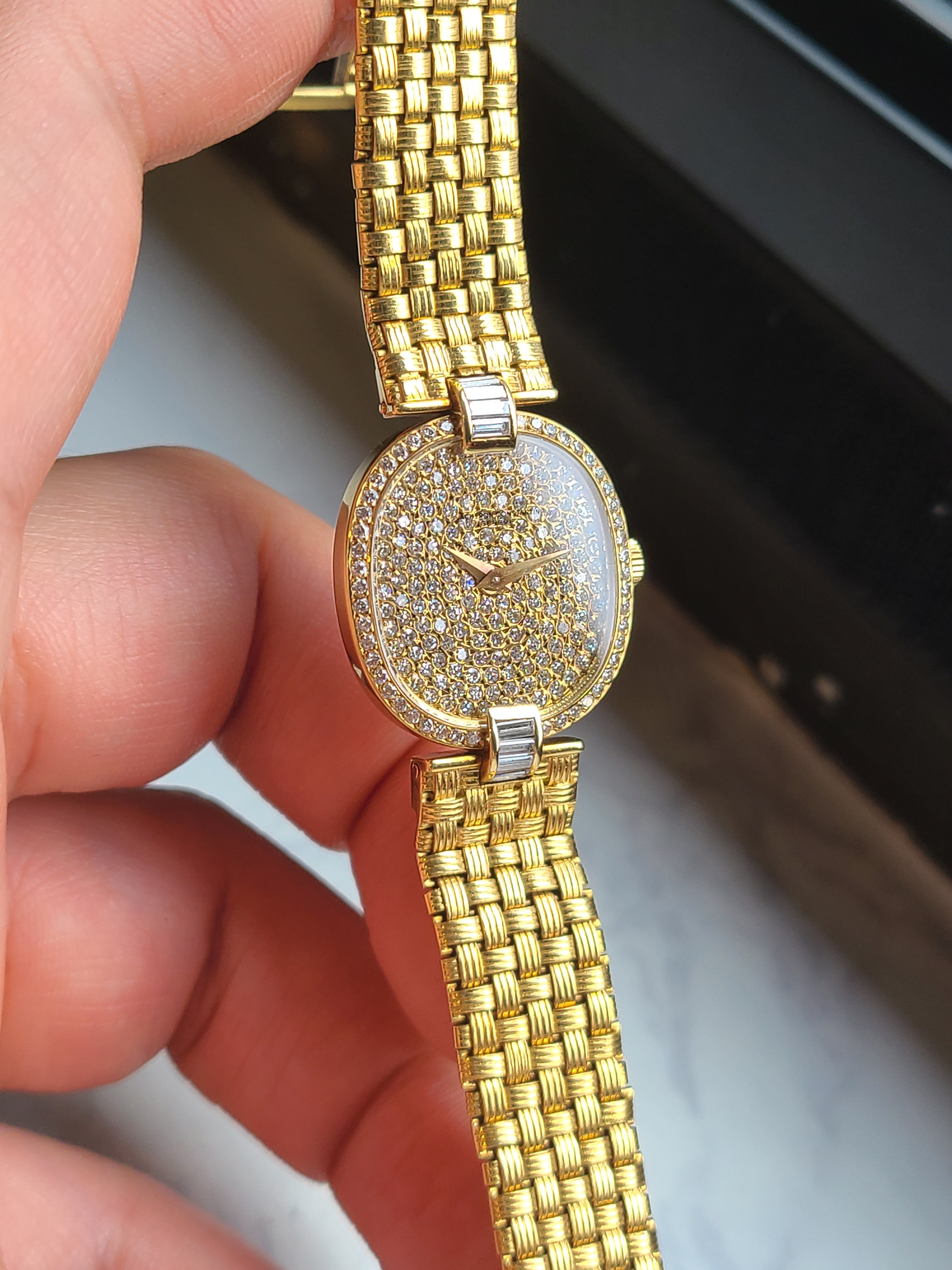 Vacheron Constantin Mesh Diamonds 바쉐론콘스탄틴 엘립스 파베 다이아 매쉬 브레이슬릿 18K 금통